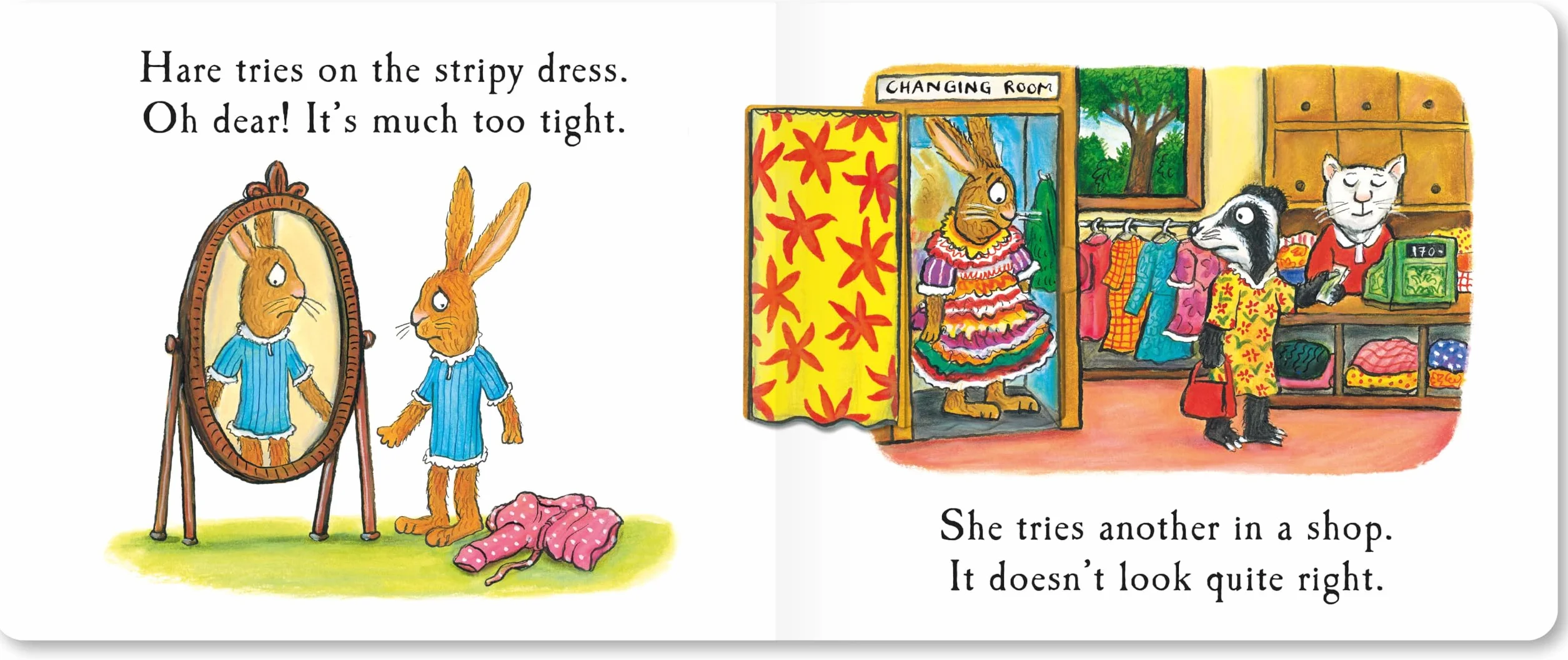 Hare's New Dress: A lift-the-flap book