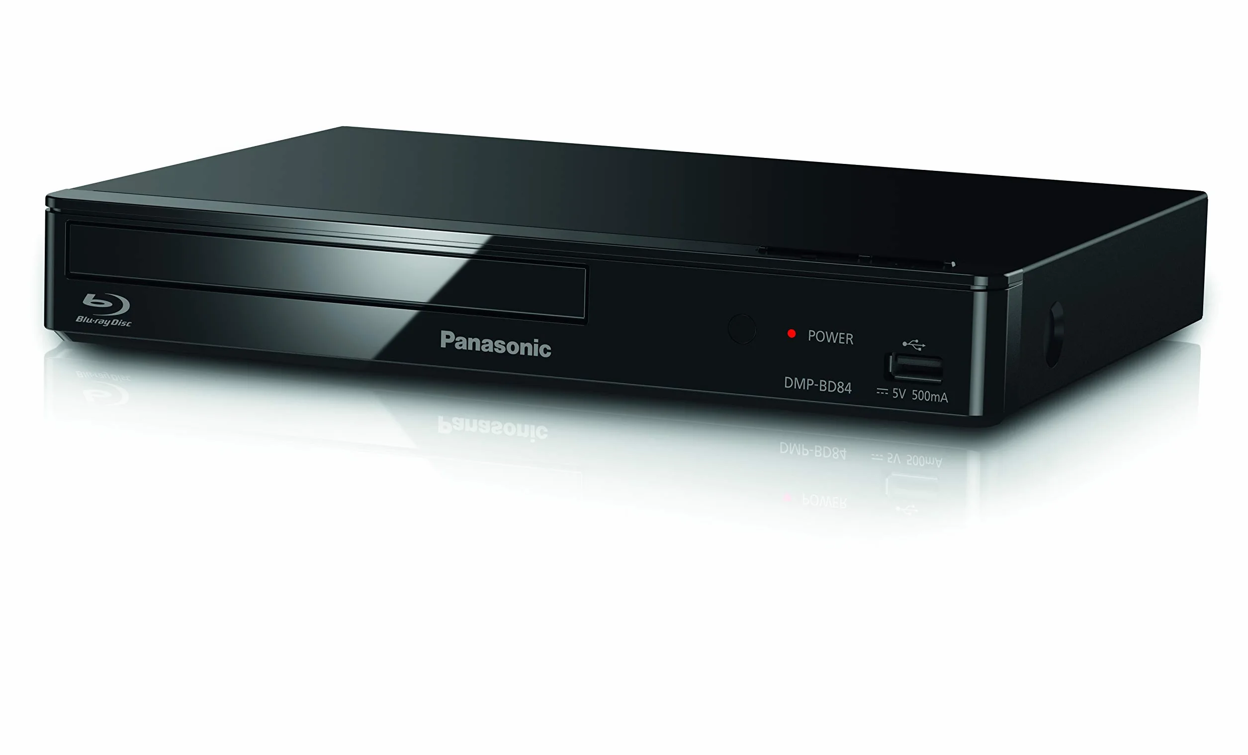 Panasonic DMP-BD84 odtwarzacz Blu-ray (obsługiwane formaty: ALAC/DSD/Xvid/MKV/MP4/FLAC/WAV/MP3/AAC, aplikacje internetowe, USB, HDMI), czarny