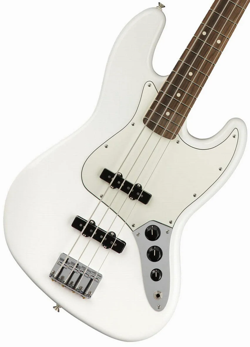 Fender Player Jazz Bass PF (Polar White) - Gitara basowa 4 strunowa