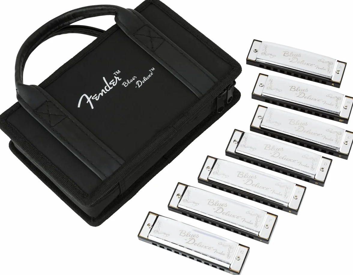 Fender 0990701049 Harmonijka, Srebrny, L
