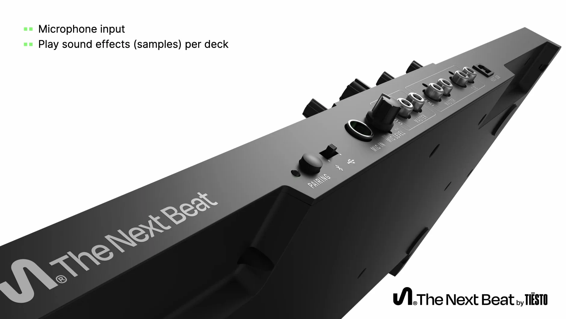 The Next Beat Tiësto DJ Controller - Łatwa profesjonalna nauka - wtyczka brytyjska - Lekcje online i aplikacje DJ w zestawie - bezpłatny 30-dniowy okres próbny muzyki Beatport