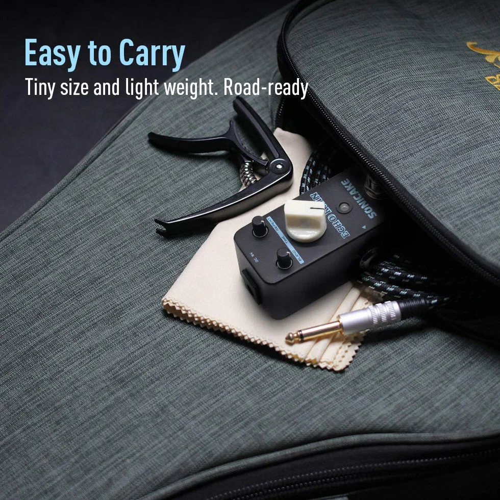 SONICAKE Delay efektów gitarowych Analogowy - Styl hybrydowy Cyfrowy Echo Rain
