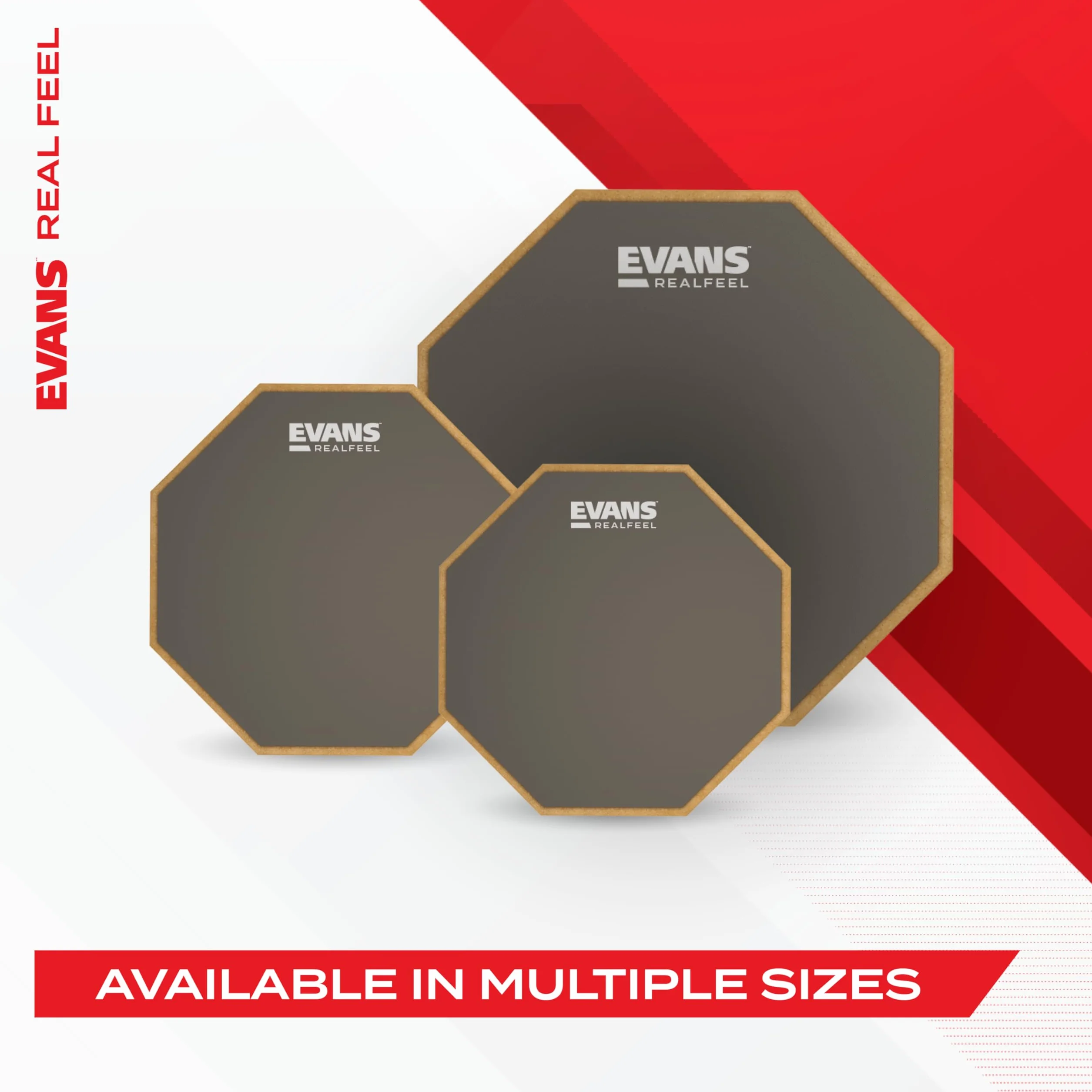 Evans BassDrum Practice Pad RFBASS, f. Single & Double Pedal - Akcesorium do perkusji