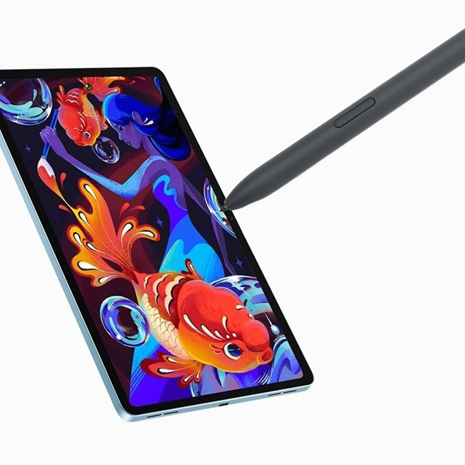 Rysik Plastikowy z 5 Końcówkami dla Tab S6 Lite, Inteligentny Długopis do Pisania i Rysowania, Kompatybilny z SM P610 SM P615, 10,4 Cala