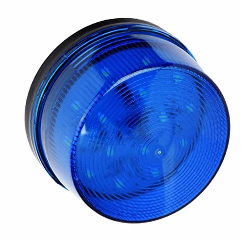 Niebieskie światło Ostrzegawcze LED, Migające światło Ostrzegawcze, światła Stroboskopowe 12 V/24 V do Sytuacji Awaryjnych