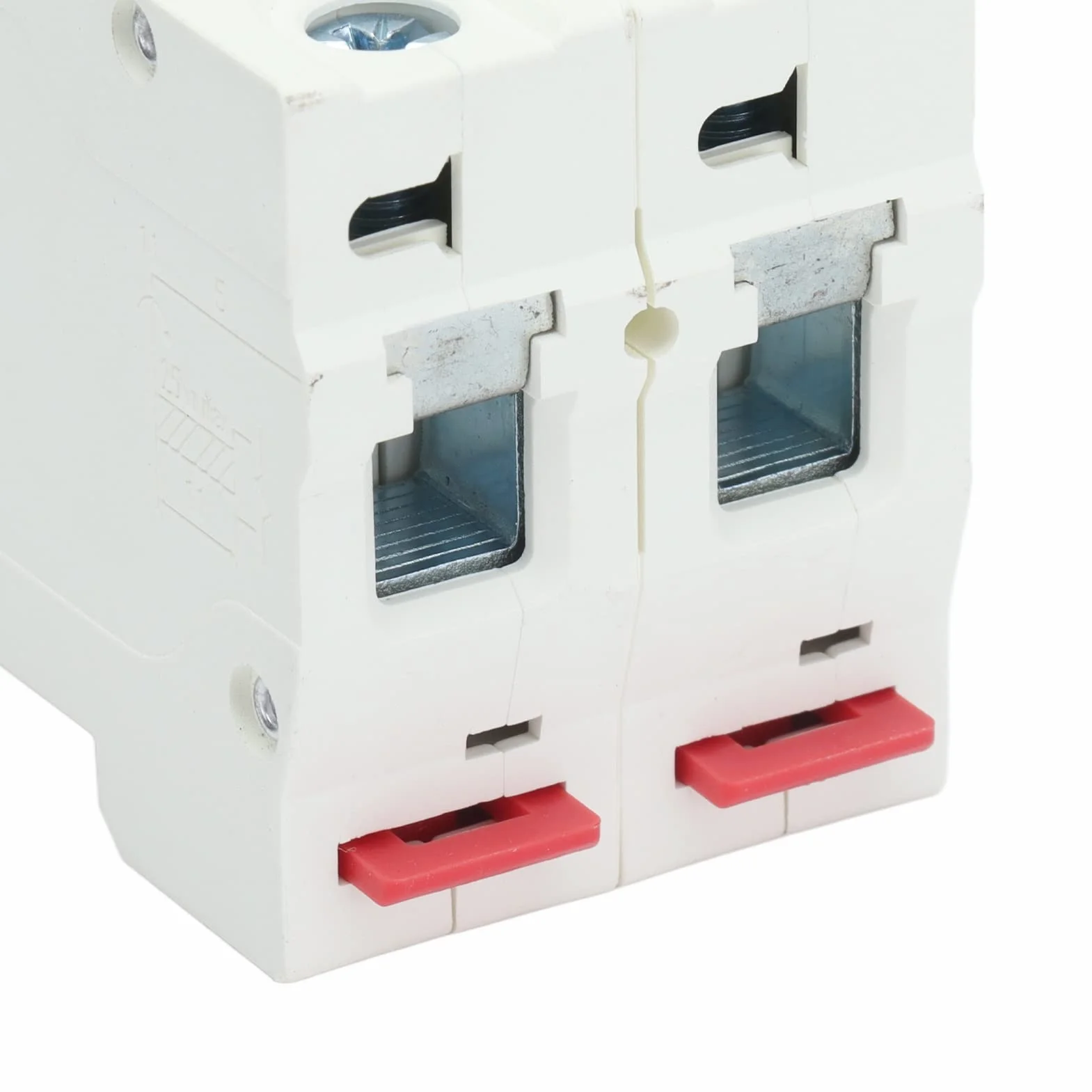 Miniaturowy Automatyczny Przełącznik 2P 63A DC 1000V, Fotowoltaiczny Solarny Rozdzielacz Prądu Stałego, Montaż na Szynie DIN, 6000A Zdolność Wyłączania