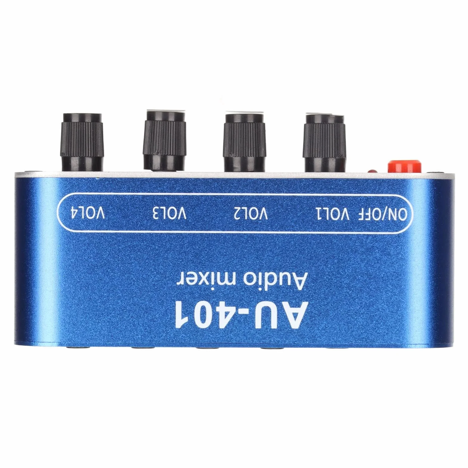 Mikser Stereofoniczny 4-kanałowy Mini, 4 w 1 Wyjście Regulacja Głośności 3,5 mm