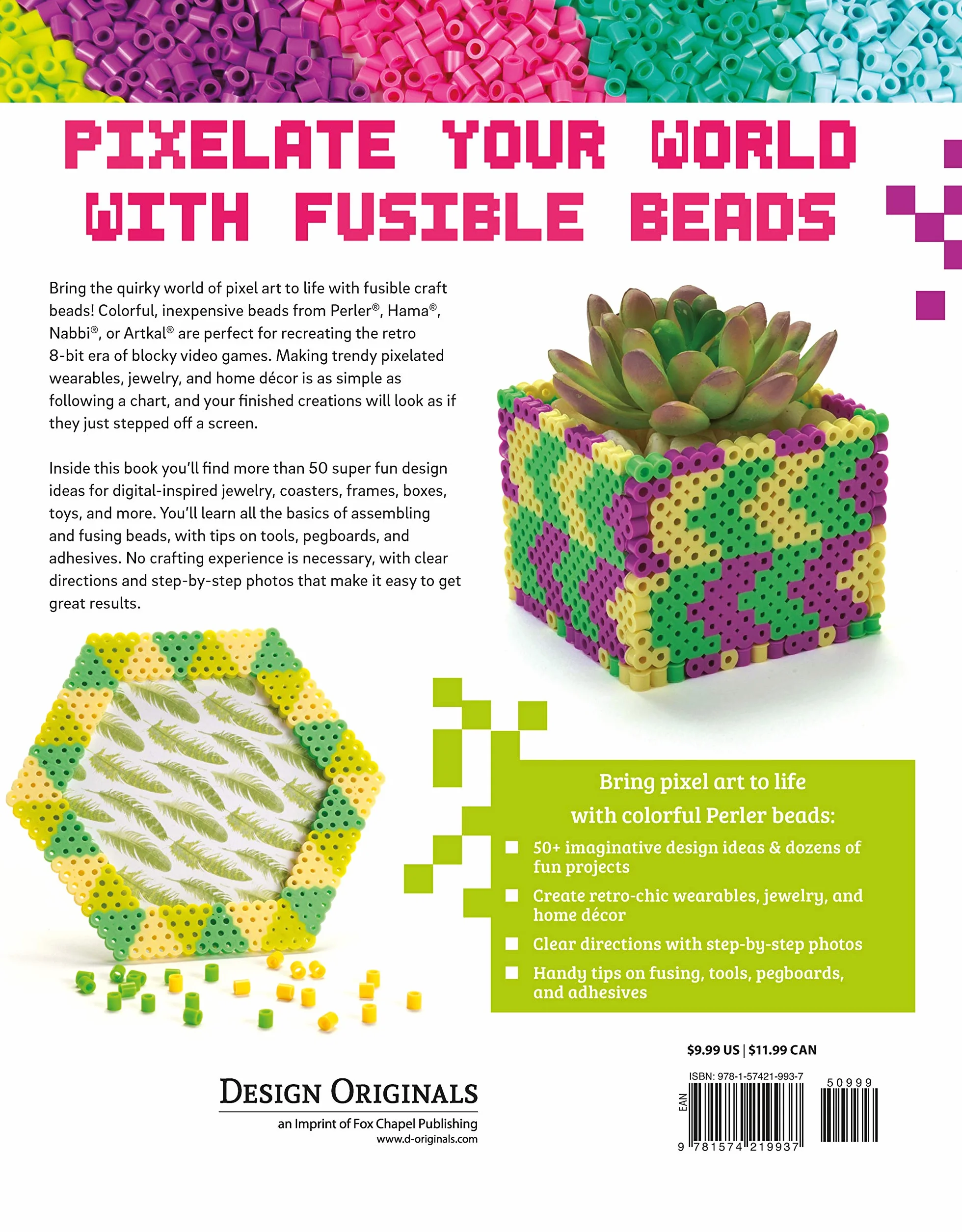 Pixel Craft with Perler Beads: More Than 50 Super Cool Patterns: Patterns for Hama, Perler, Pyssla, Nabbi, and Melty Beads