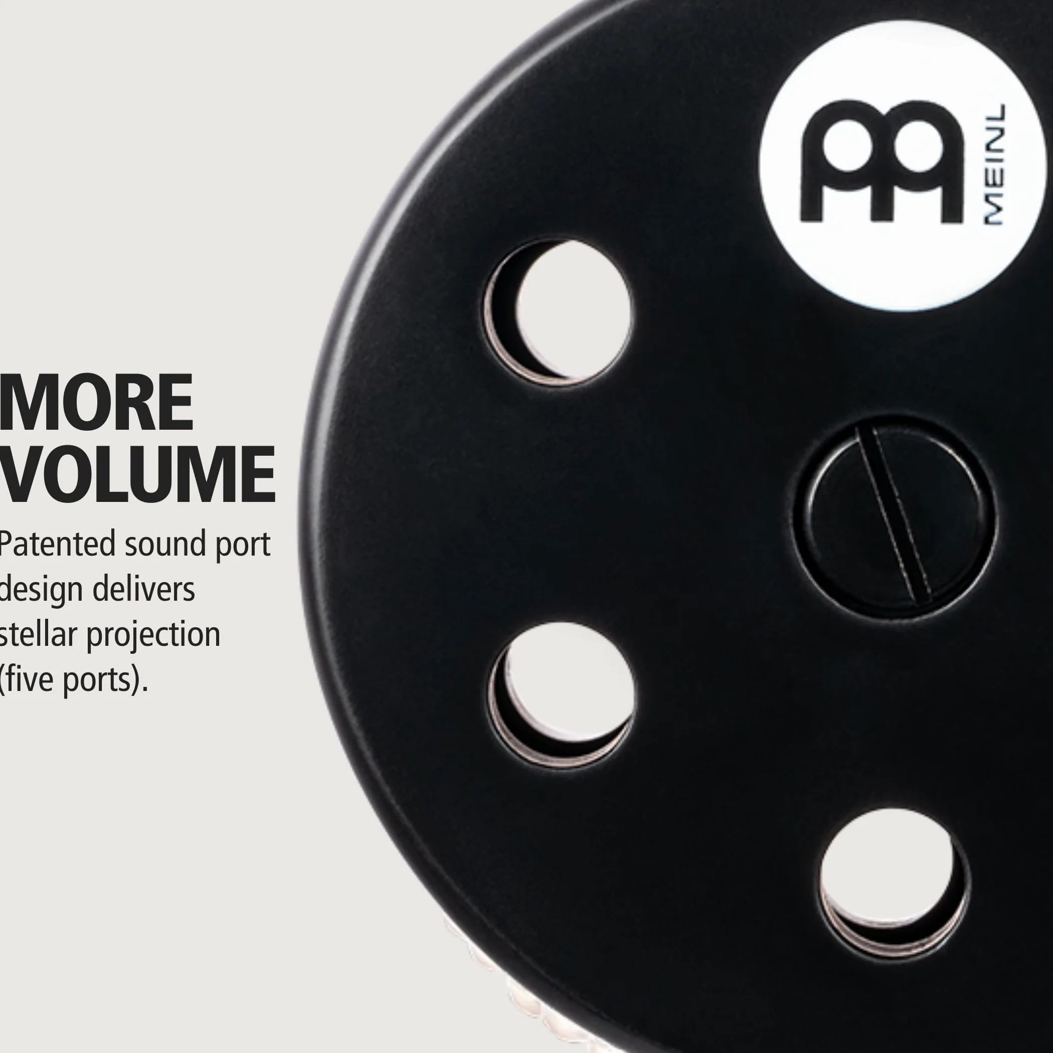 Meinl Turbo Cabasa CA5BK Medium, Black - Cabasa