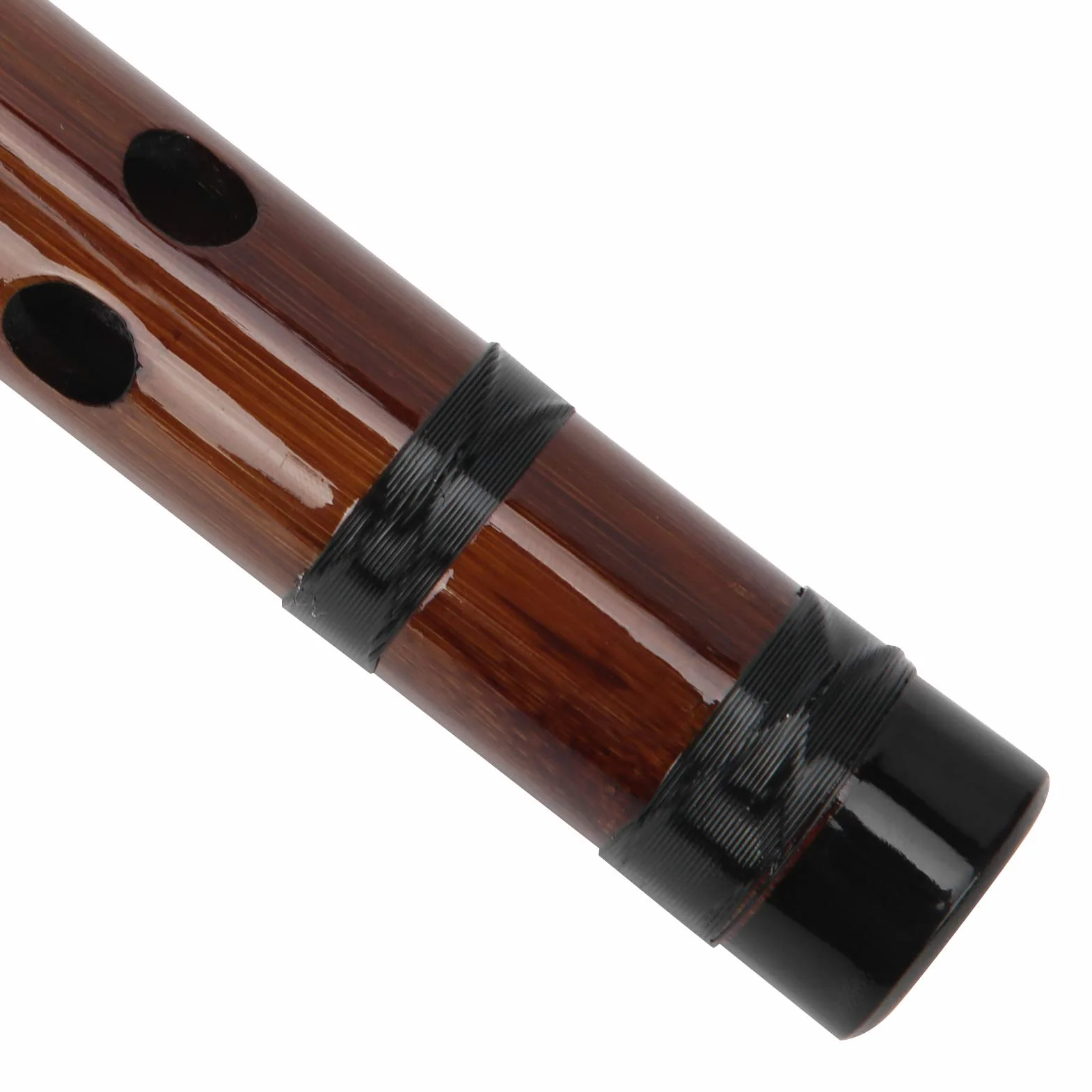 Walfront Bamboo Flet D-Key Dizi Bitter Bamboo Flute For Beginners With Lettering Body 8 Years Dry Material Dizi Zestaw Chiński Instrument Muzyczny