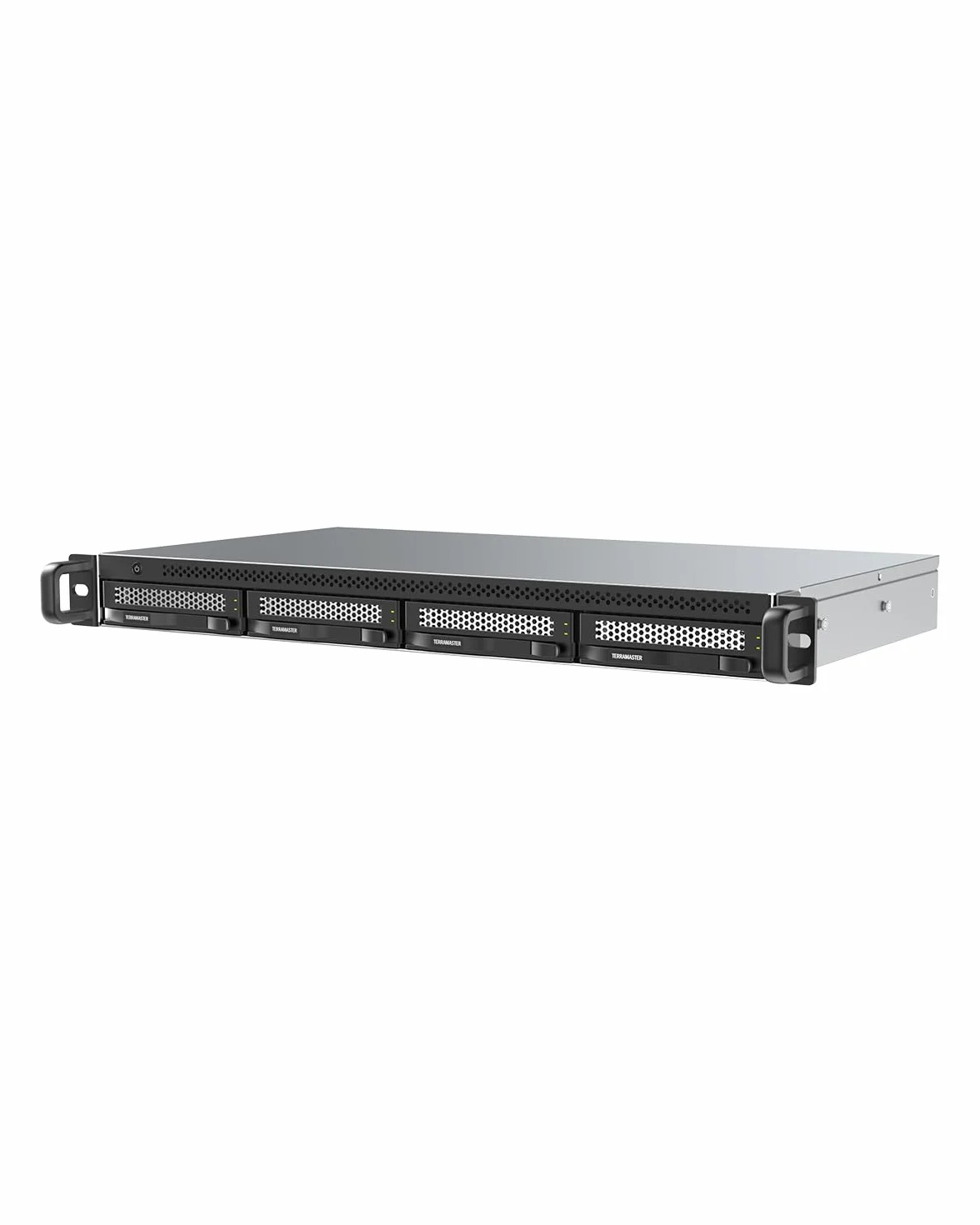 TERRAMASTER D4-320U Zewnętrzna obudowa dysku twardego - 4-dyskowa 1U Ultrakrótka montaż w racku USB 3.2 Gen2 10Gbps Type-C Direct Attached Storage obudowa Hot Swappable Plug and Play (Bez dysków)