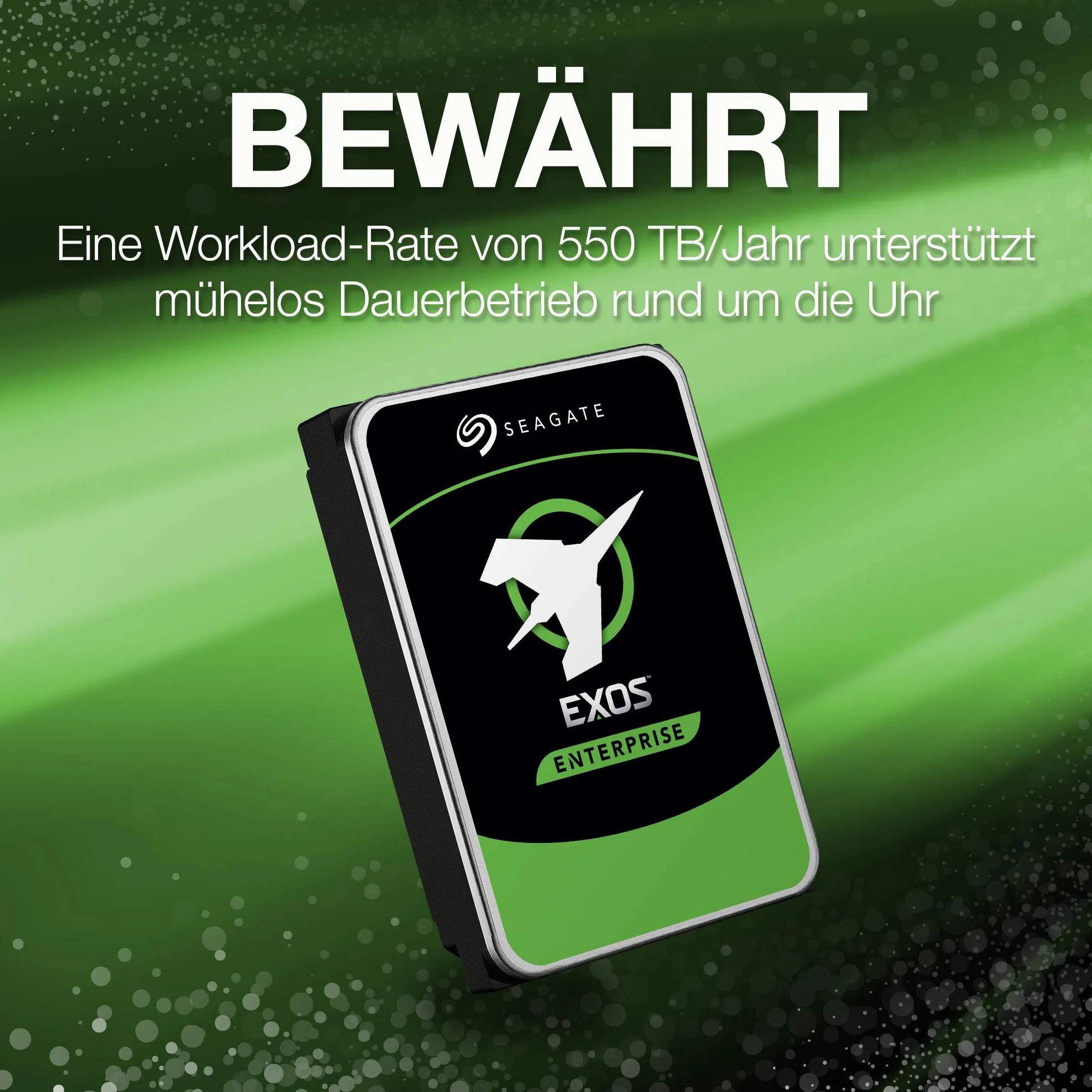 Seagate Exos 7E8, 4 TB, wewnętrzny dysk twardy 3,5 cala dla firm i centrów danych (ST4000NM0125)