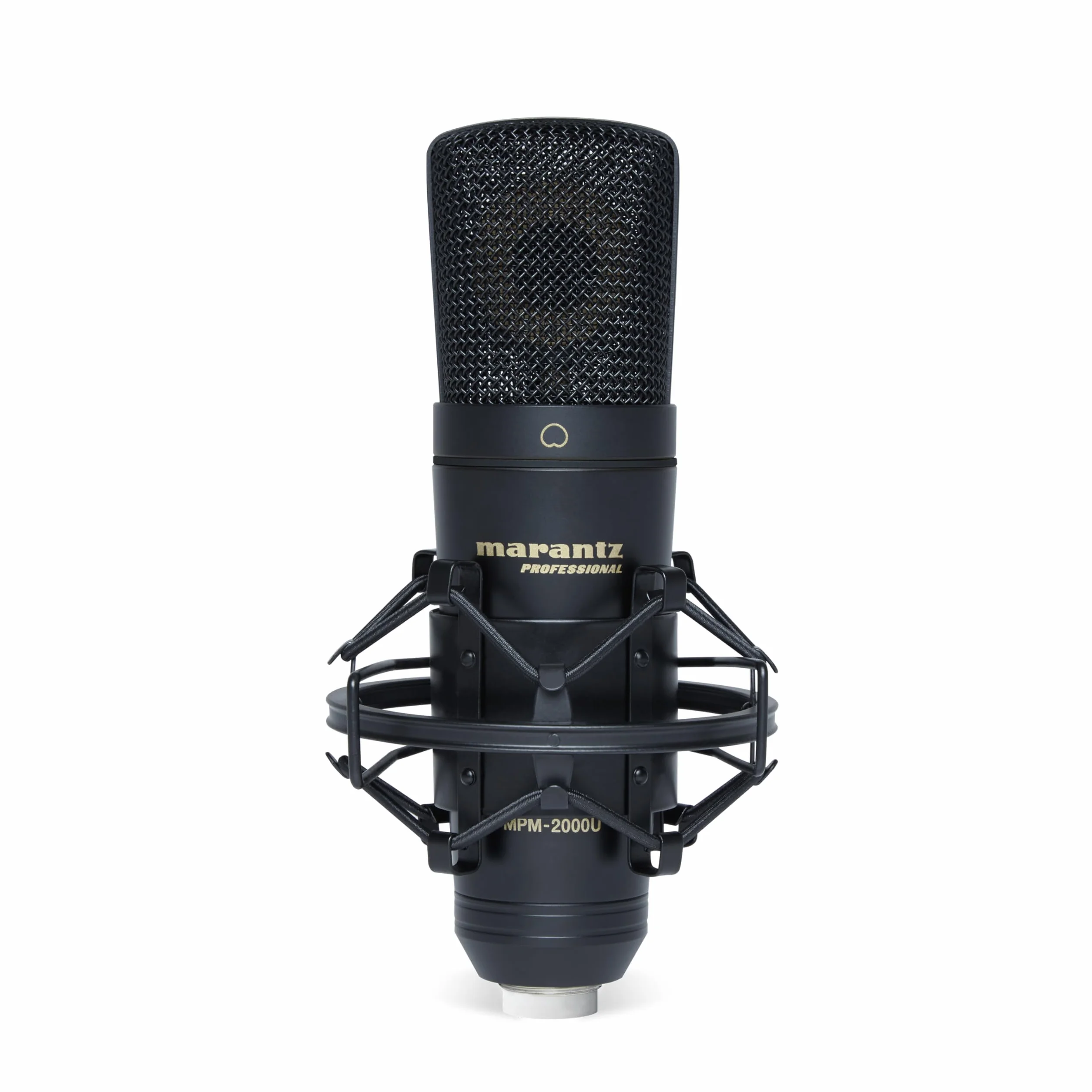 Marantz Professional MPM-2000U - Mikrofon Pojemnościowy USB do Nagrywania na Komputerze, Podcastów i Gier i Uchwyt Antywstrząsowy, Kabel USB i Etui