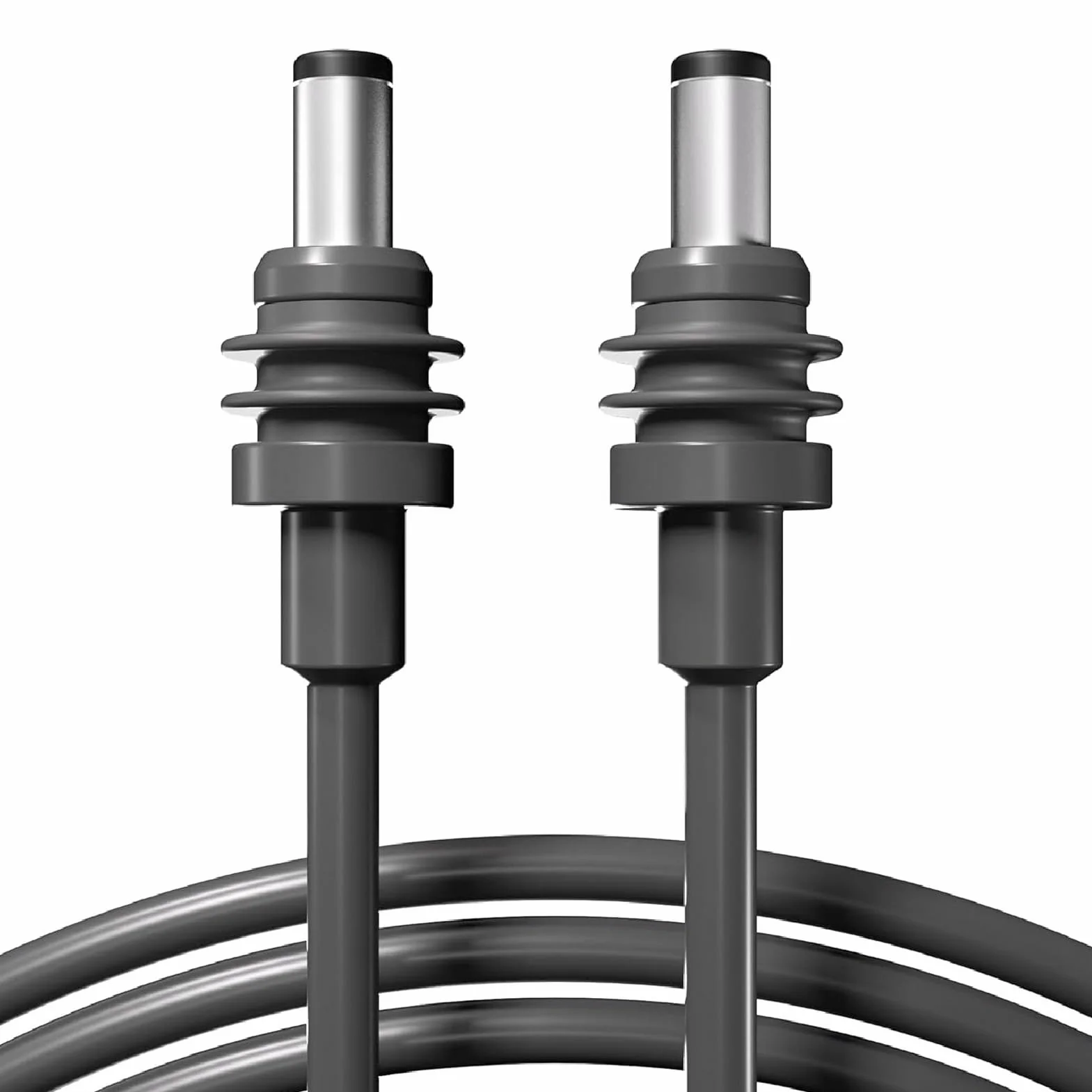 Kabel Kabel Zamienny Mini do Kabla Zasilającego Mini DC Kabel Przedłużający Zasilacza Prądu Stałego 18AWG Wodoodporny, Szary (2M)