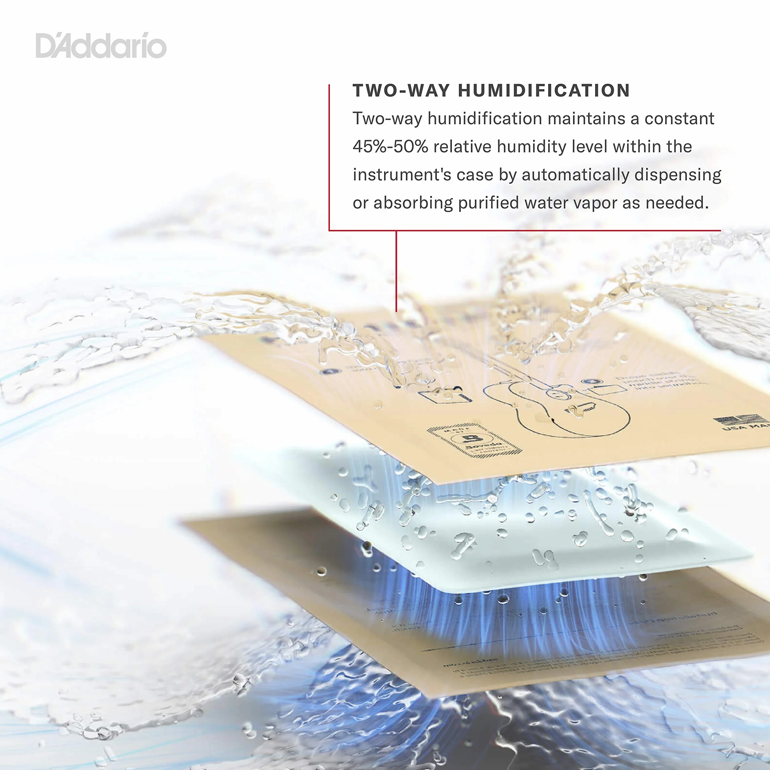 D'Addario PW-HPK-01 Humidity Auto Control System - Akcesorium do gitar