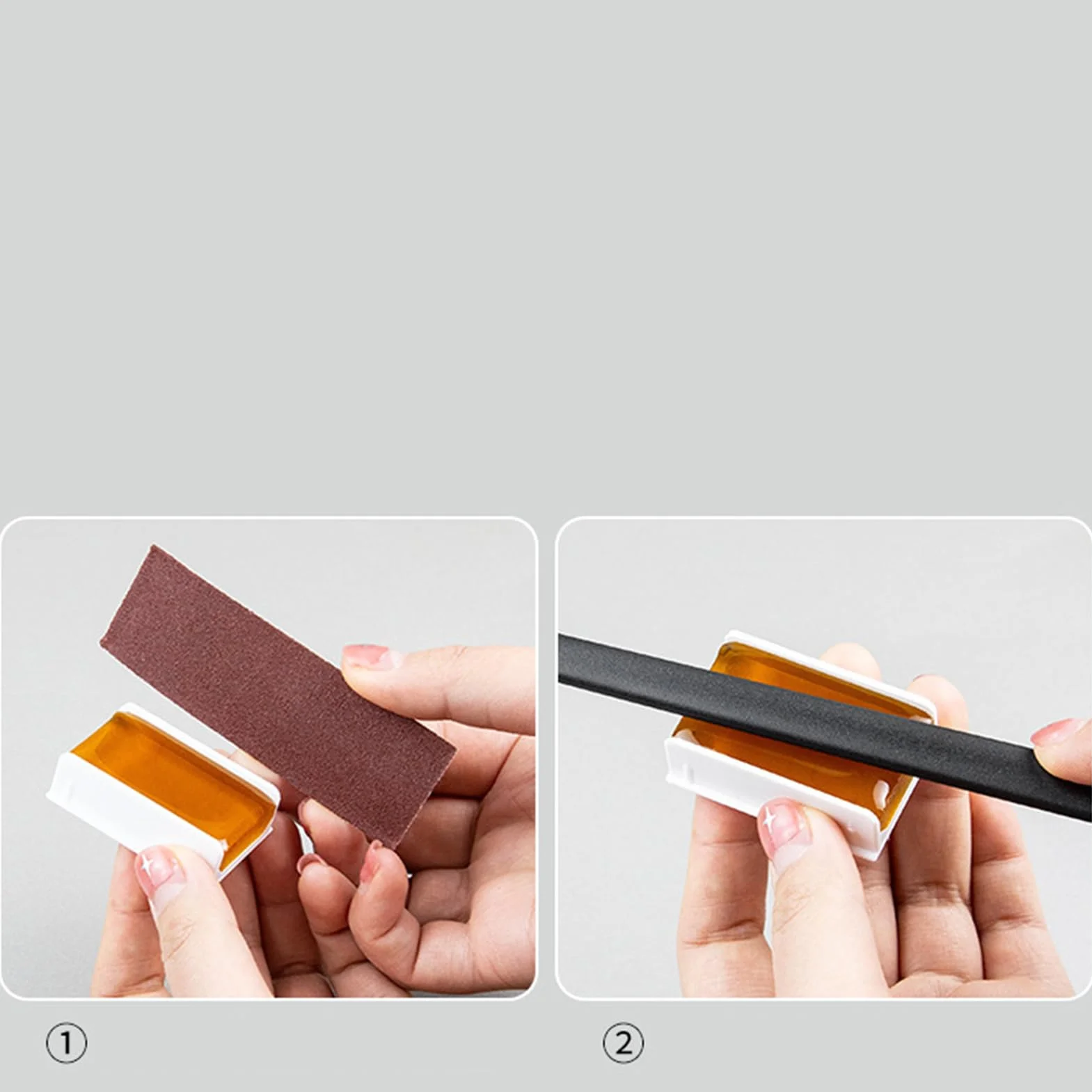 Guitar Bow, Pick Bow Acoustic, 7,67 x 1,85 Różowy Sandpaper Cloth, przenośne narzędzie wydajności dla entuzjastów muzyki Początkujący Profesjonaliści Gracze Ćwiczenia Sesje