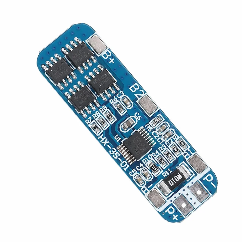 DollaTek 2 sztuki 3S 12V 18650 10A BMS ?adowarka litowo-jonowa bateria litowa karta ochronna 10,8V 11,1V 12,6V