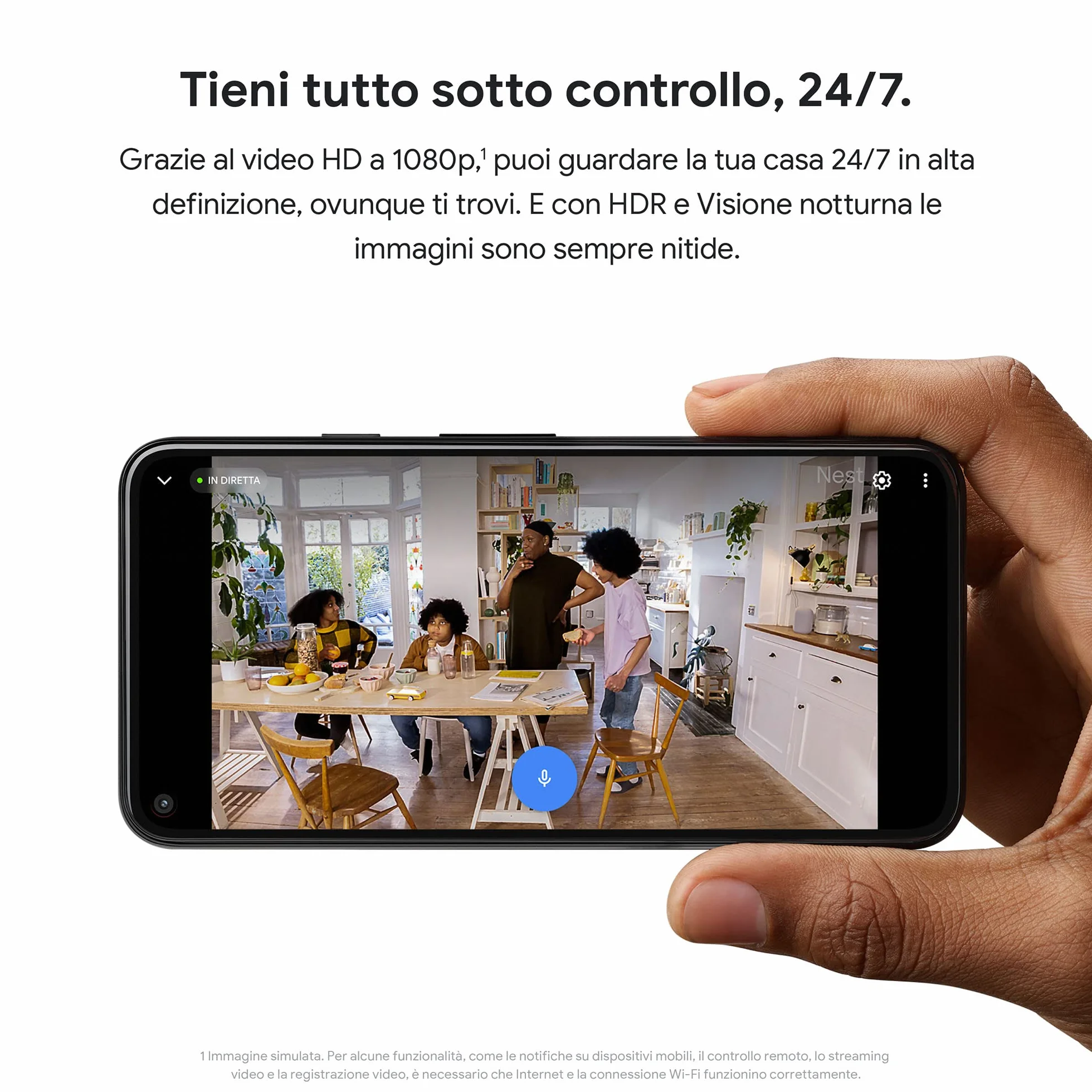 Google Nest Cam kamera monitorująca