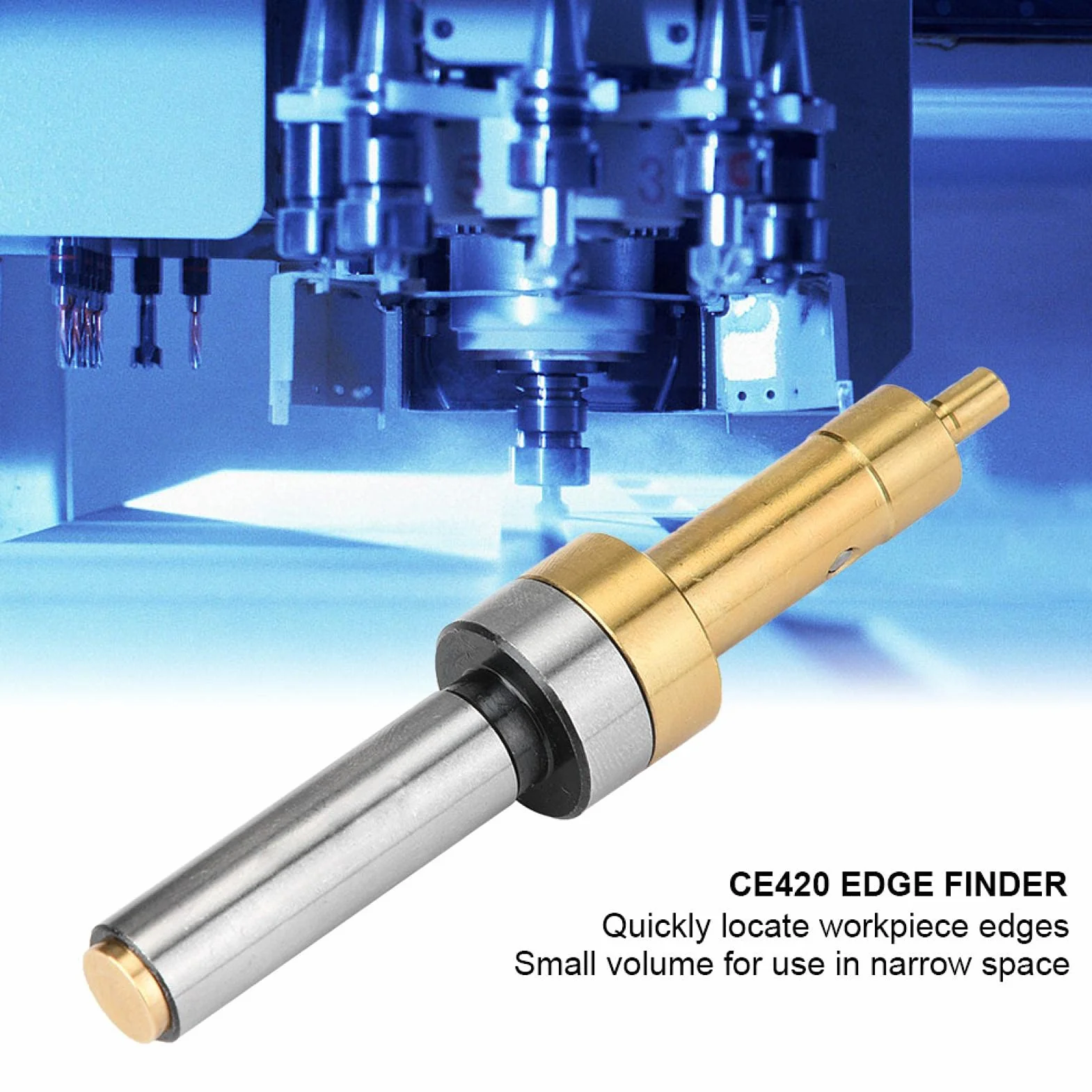 Mechaniczny wykrywacz krawędzi niemagnetyczny mechaniczny wykrywacz krawędzi 10 mm do frezarki CNC CE420