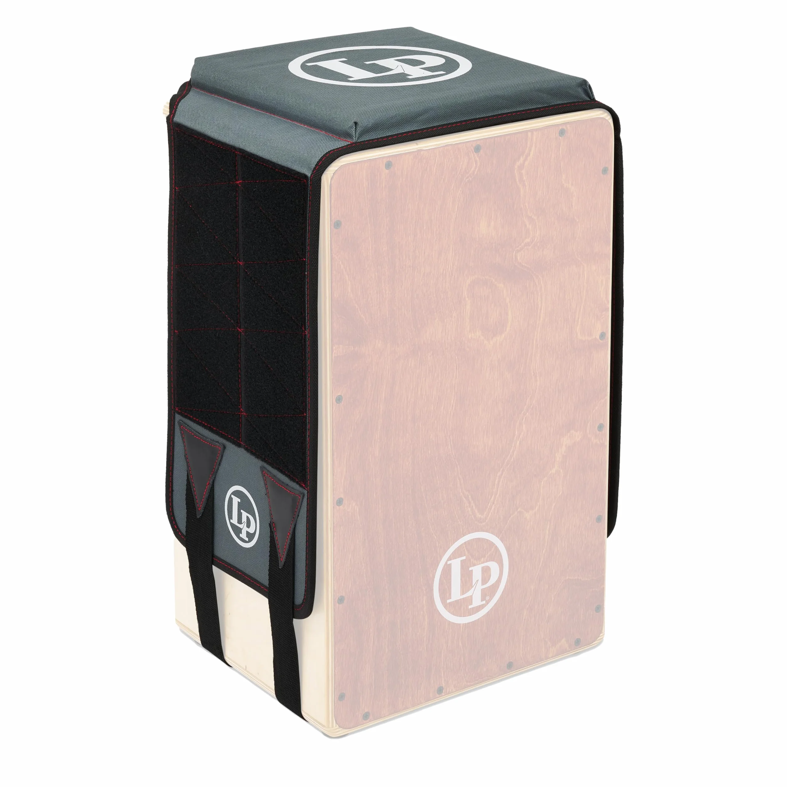 LP Latin Percussion Cajón Saddle LP-CJS Sattel, gepolsterte Sitzfläche und Seitentaschen