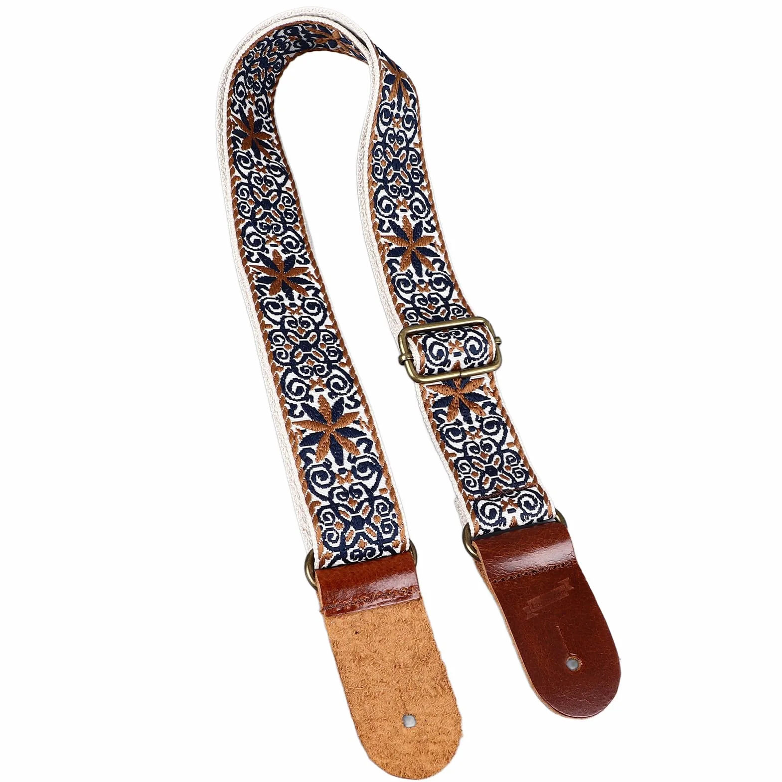 Regulowany Nylonowy i Skórzany Pasek Na Ramię do Ukulele