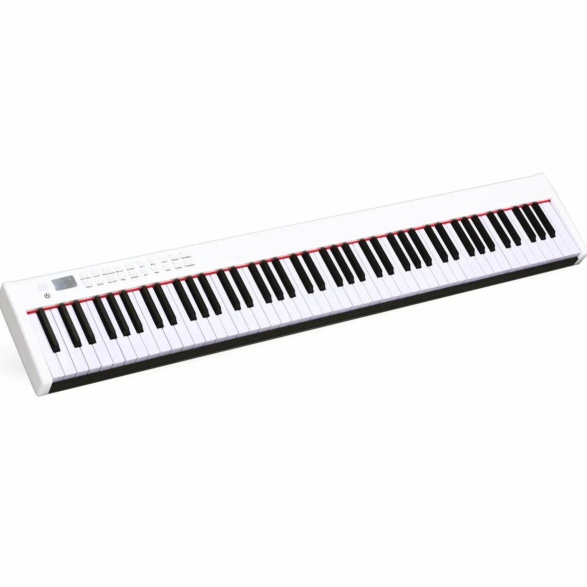 GOPLUS pianino cyfrowe 61 klawiszy dynamiczne przenośny fortepian elektroniczny 128 dźwięków rytmy funkcje edukacyjne metronom