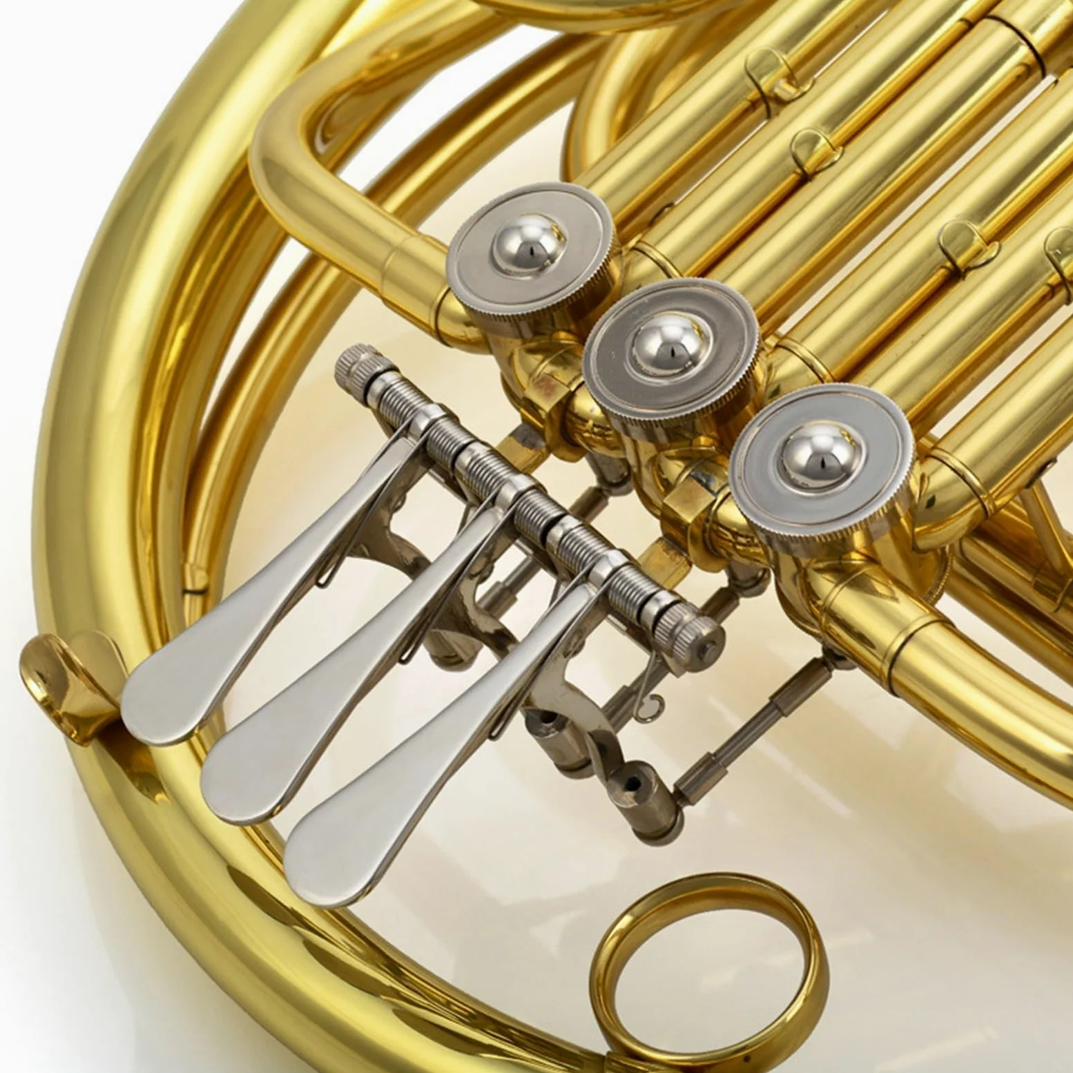 Róg Francuski Mosiądz Lakierowany Róg Francuski F Klucz Profesjonalne Instrumenty Dęte Dla Miłośników Muzyki