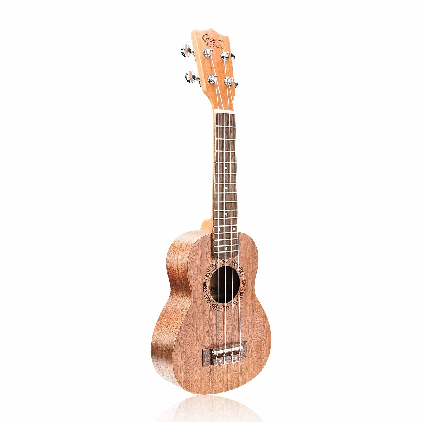 Ukulele sopranowe 21 cali, mahoniowe ukulele dla dorosłych i dzieci początkujących z torbą i linami