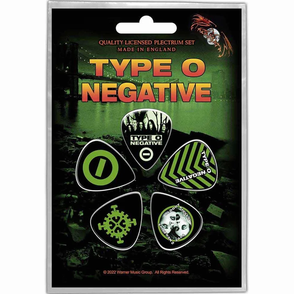 Razamataz Type O Negative - World Coming Down Pick Set, wielokolorowy