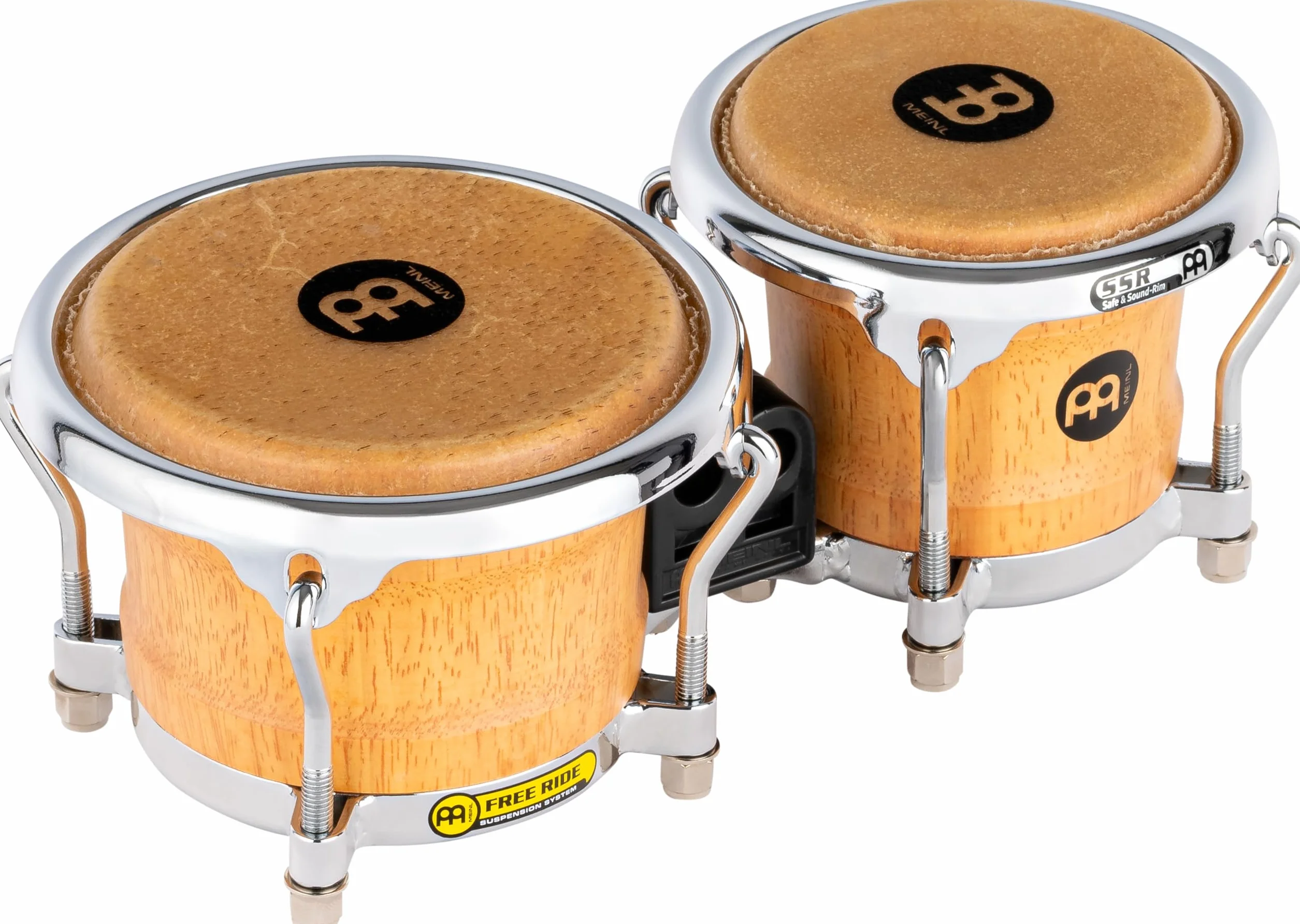Meinl Mini Bongos FWB100 3 1/2"+4 1/4" Super Natural Bongo