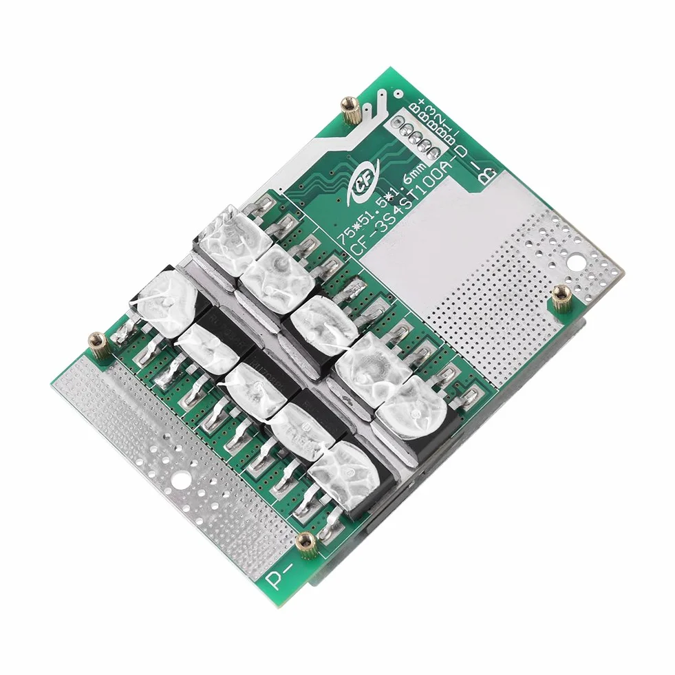 3Series 50A 11.1V / 12V / 12.6V Płyta Ochronna PCB z równoważeniem dla baterii litowej