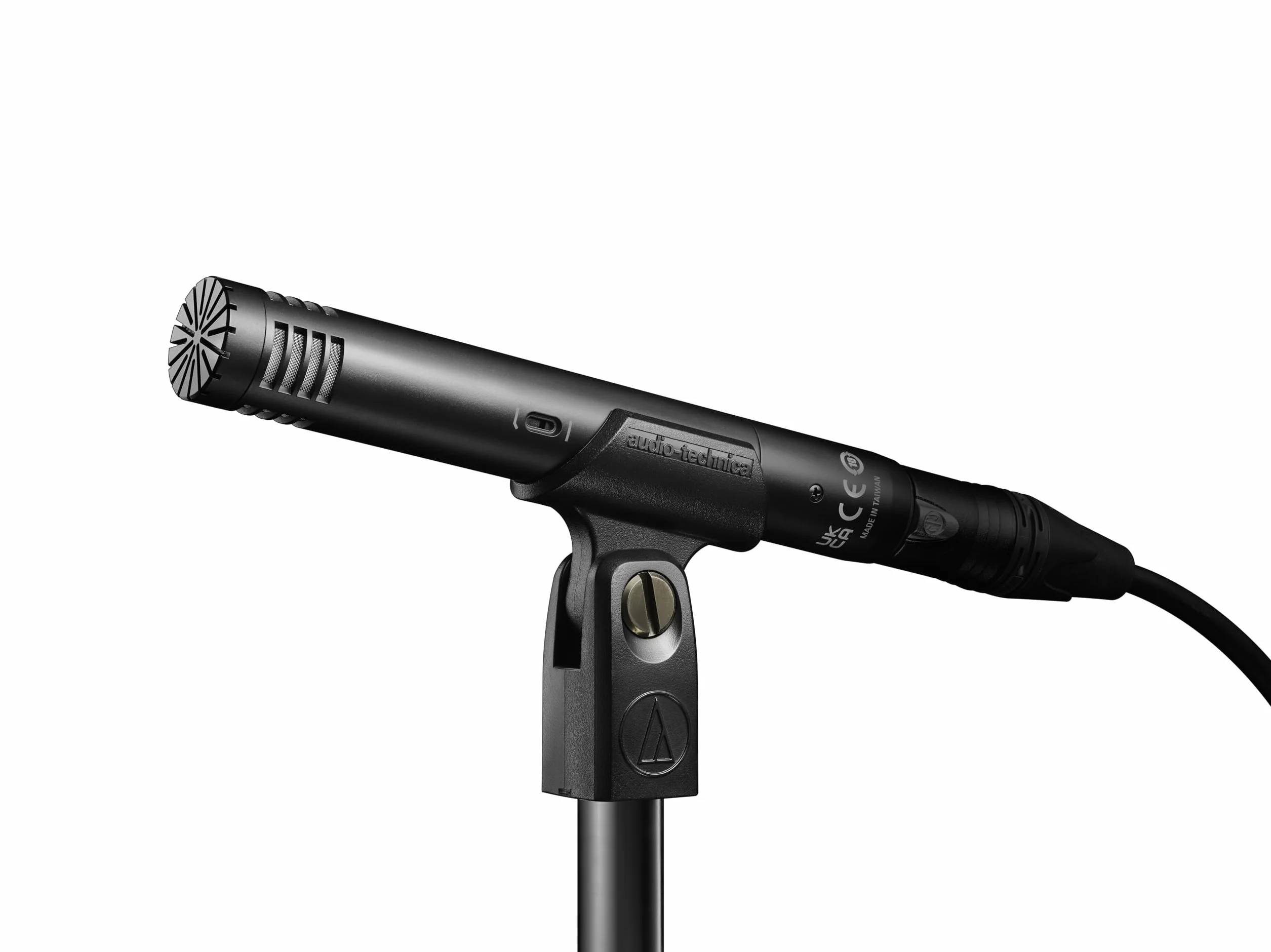 Audio-Technica AT2031 kardioidalny mikrofon kondensatorowy do instrumentów strunowych, czarny
