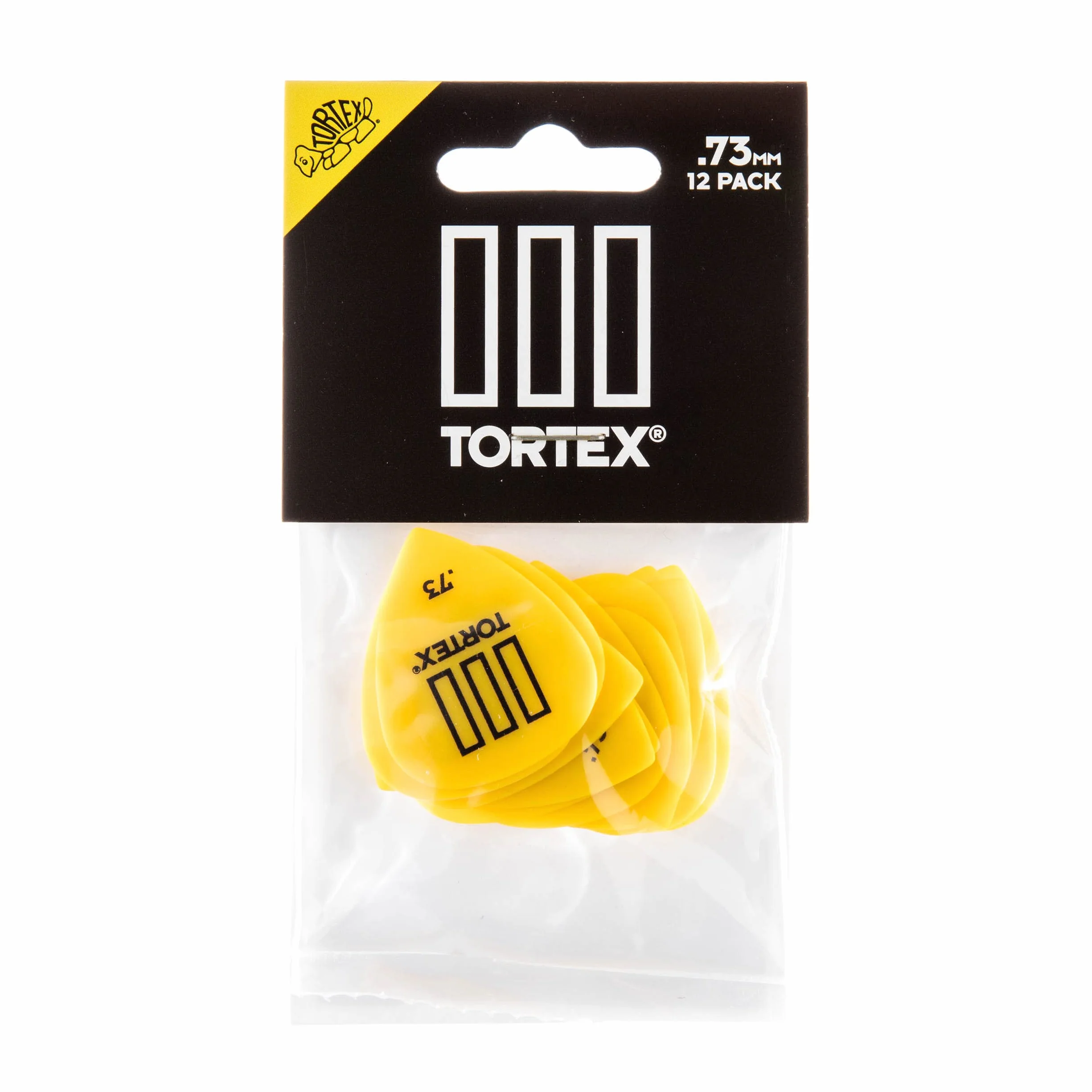 Dunlop III 462 Picks 0,73 12-Pack, yellow - Zestaw kostek