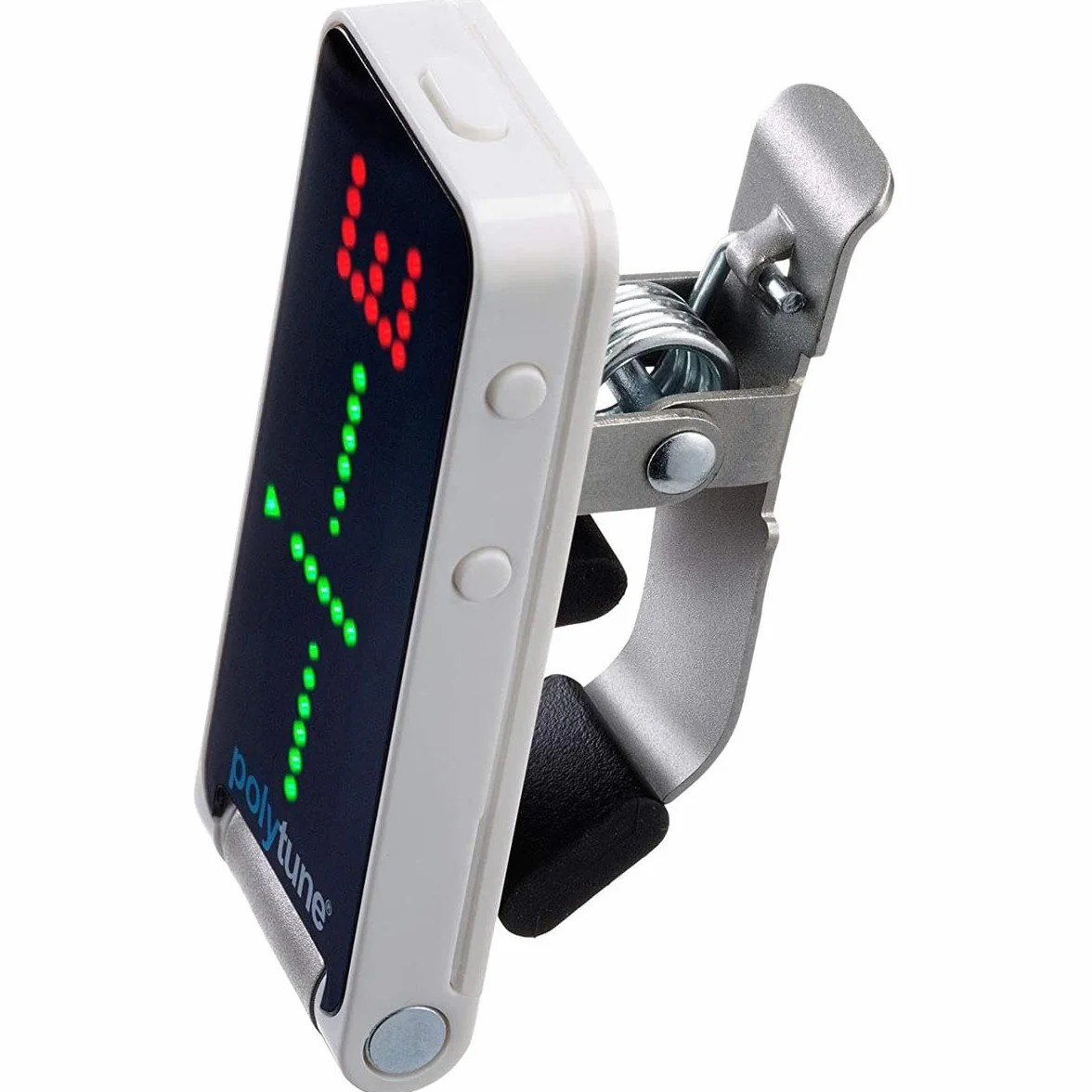 TC Electronic POLYTUNE CLIP tuner Clip-On z trybami polifonicznymi, stroboskopowymi i chromatycznymi oraz wyświetlaczem matrycowym 108 LED dla najlepszej wydajności strojenia