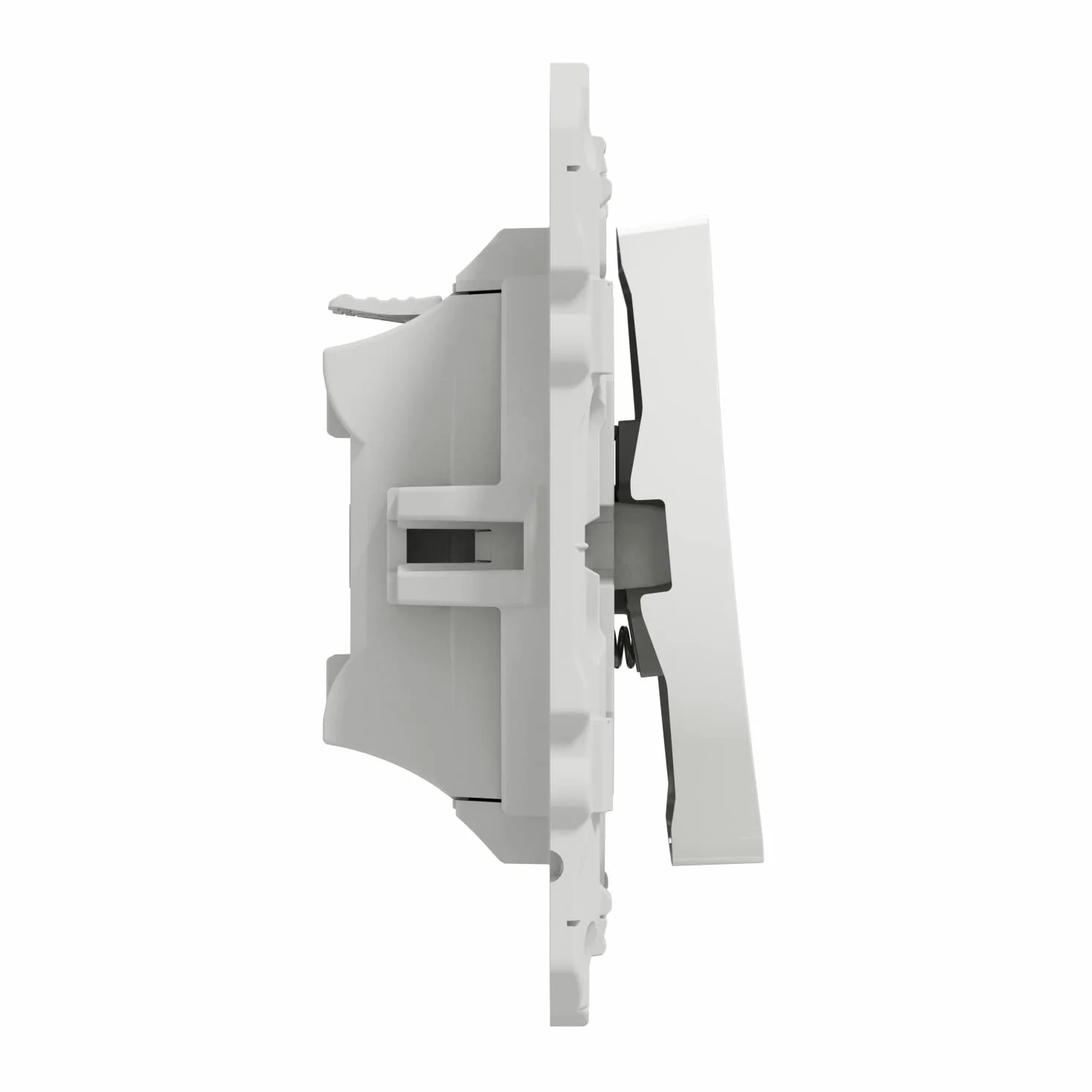 Schneider Electric S520246 Pierścień z symbolem push, biały