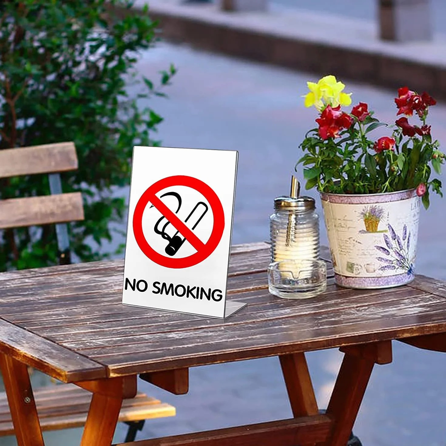 Voarge Uchwyt na znaki akrylowe, A5 w kształcie litery L Przezroczysty akrylowy uchwyt na plakat, do restauracji, sklepu, hotelu, biura, wystawy, dokumentów, plakatu (3 sztuki)