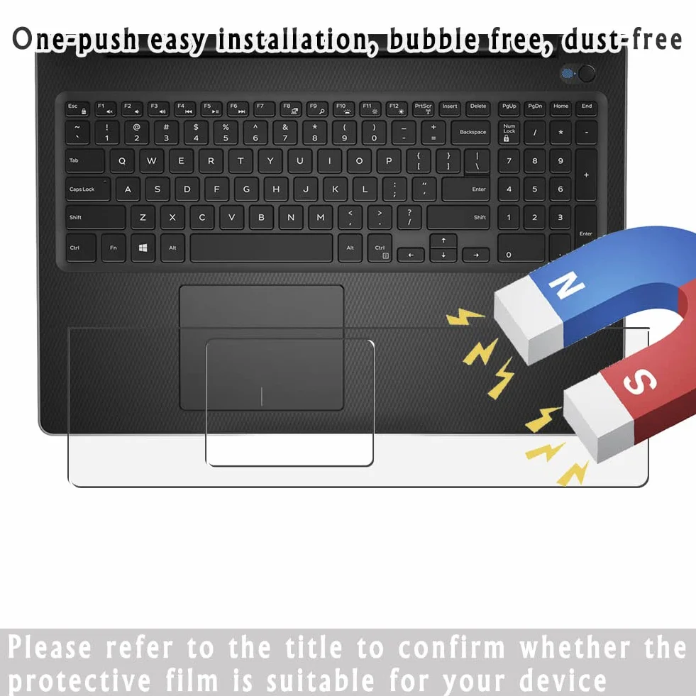 Vaxson 2-pak folia ochronna, kompatybilny z LG gram 14Z90Q 14" Laptop, klawiatura panel dotykowy gładzik Ochraniacz naklejka TPU skóra [Nie hartowane szkło ]