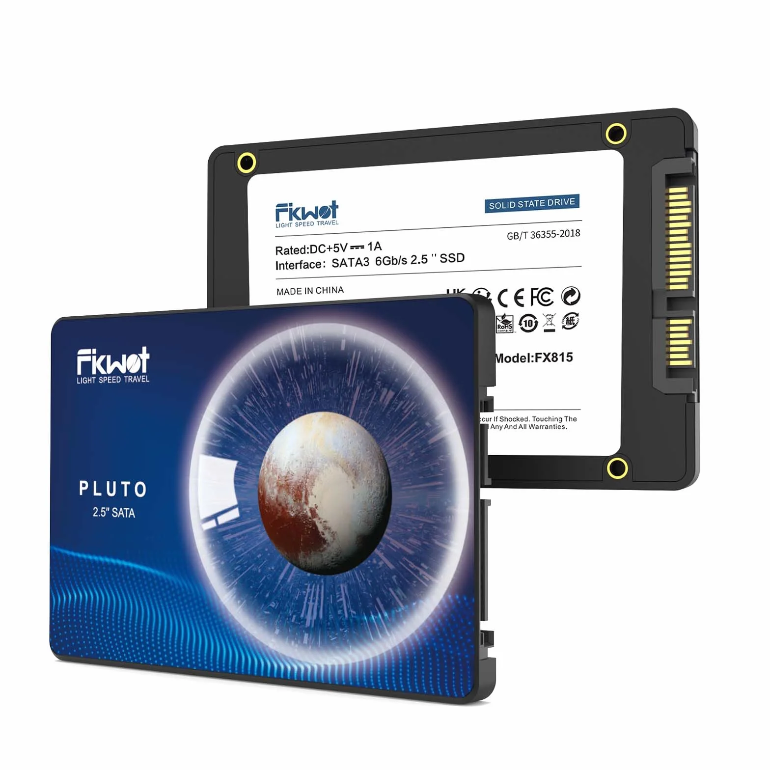 Fikwot FX815 512 GB 3D NAND 2,5-calowy wewnętrzny dysk półprzewodnikowy SATA III (SSD) - 6 Gb/s, do 560 MB/s do aktualizacji laptopów i komputerów stacjonarnych