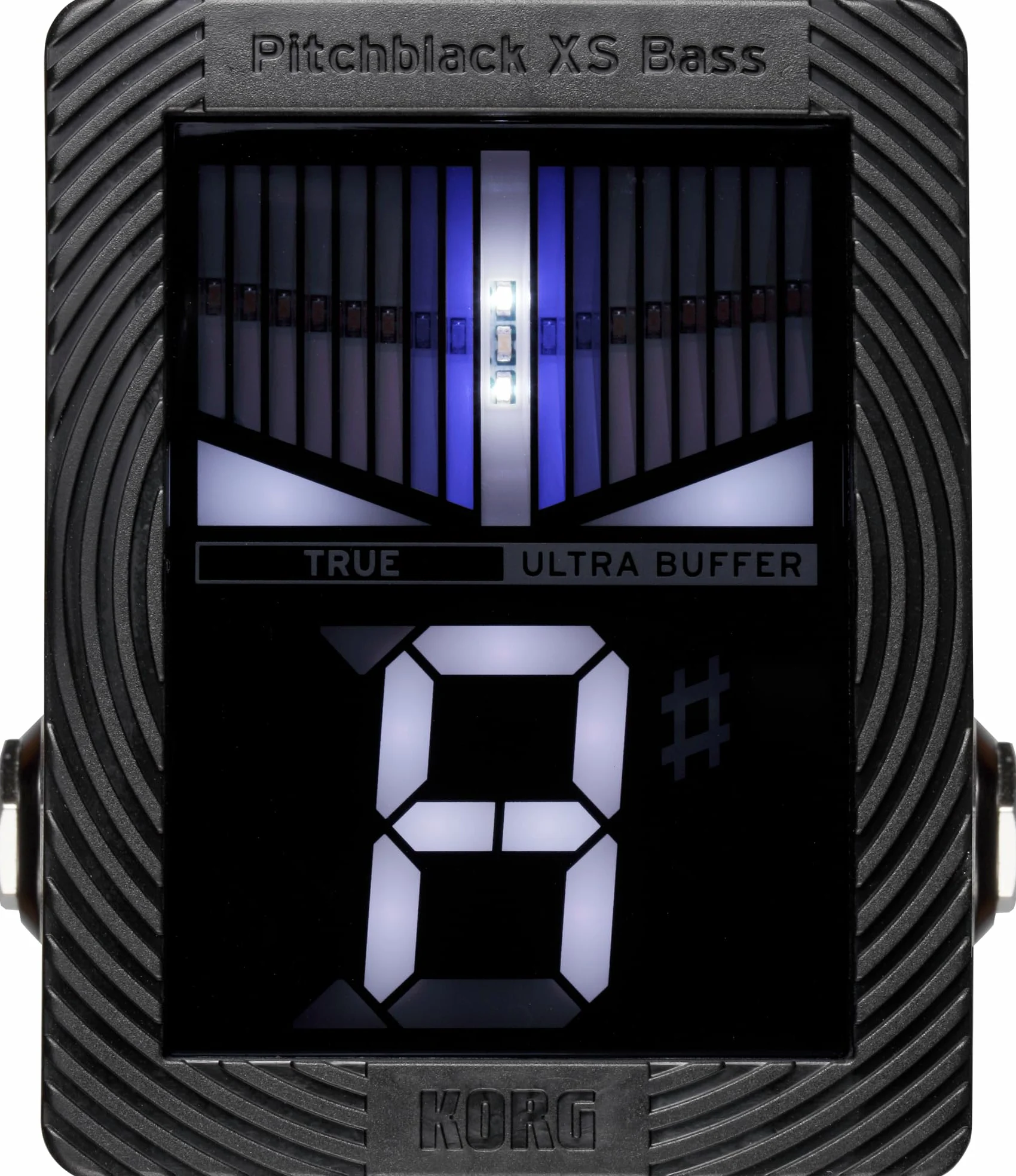 Korg Pitchblack X Series PB-XS-BASS - Kompaktowy Chromatyczny Tuner Pedałowy do Gitary Basowej - Czarny