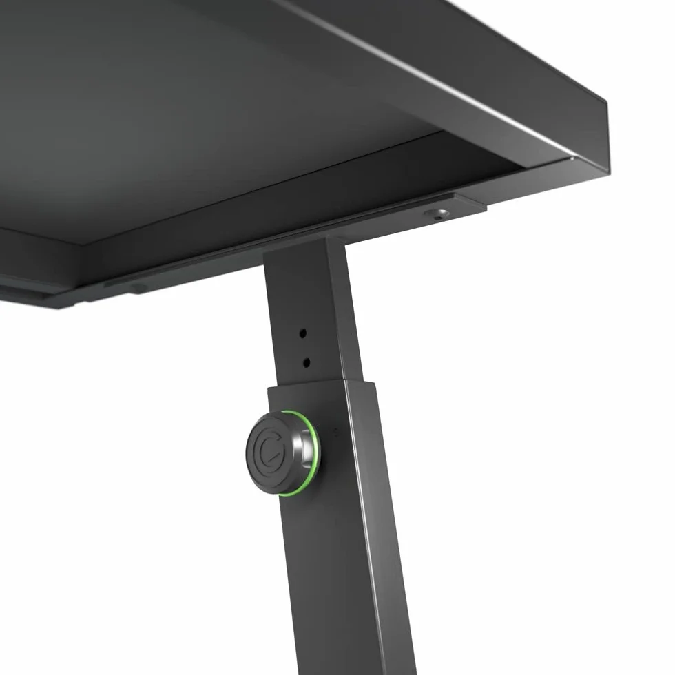 Gravity FDJT 01 – stolik DJ z elastycznym głośnikiem i półką na laptopa