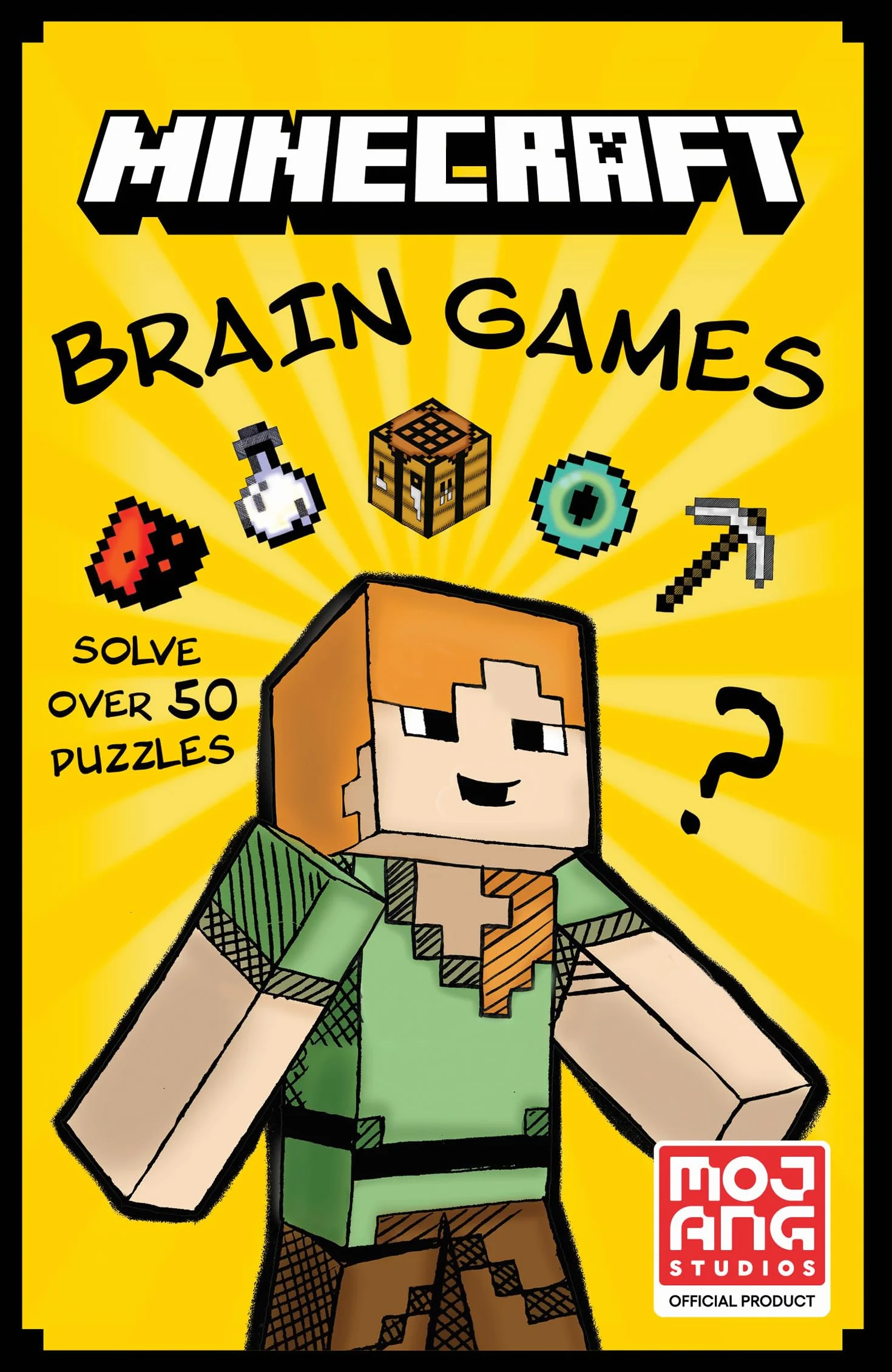 Minecraft Brain Games: An official illustrated Minecraft children’s puzzle book – perfect for kids into video games aged 7, 8, 9, 10 and 11 – new for 2025!
