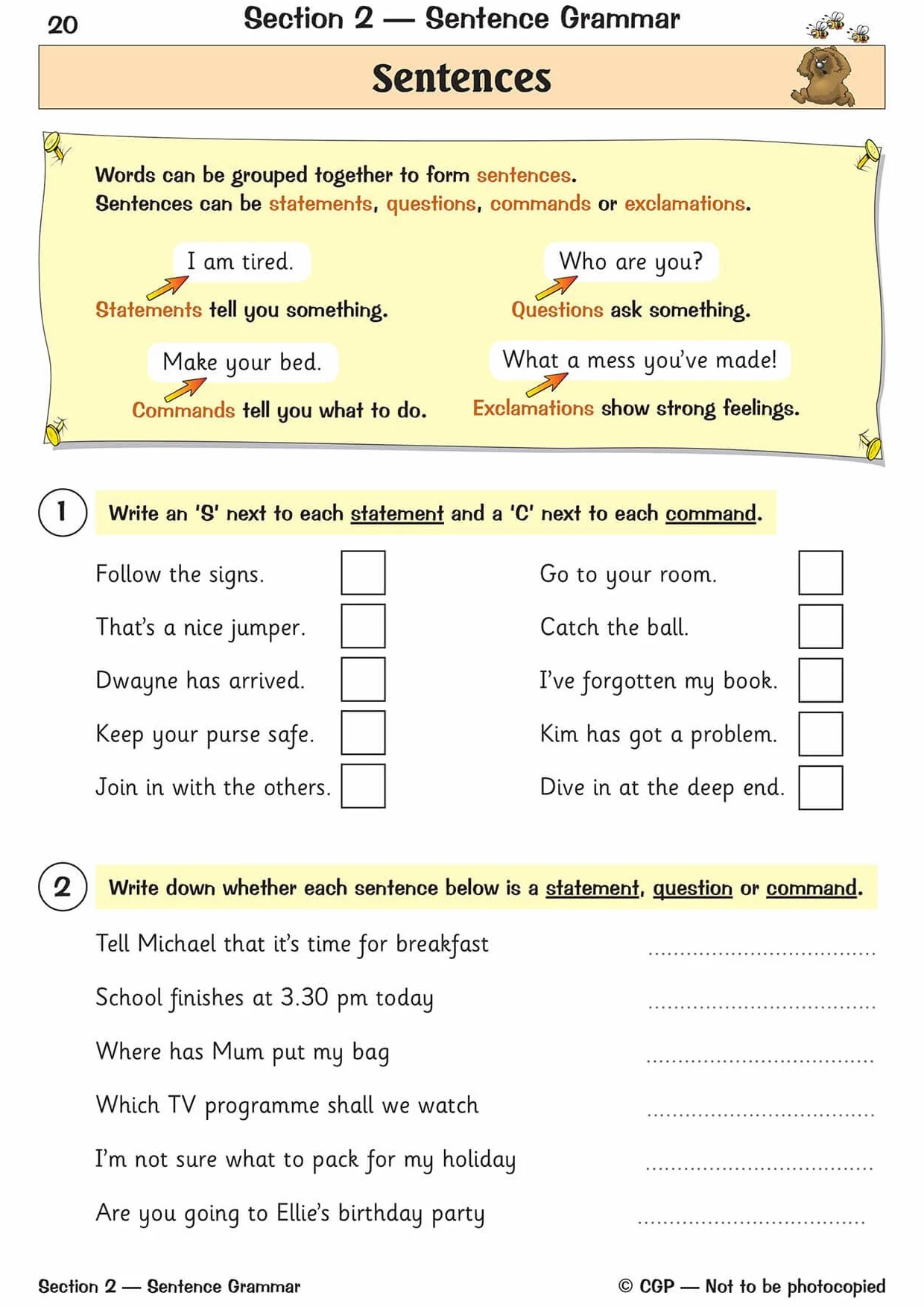 KS2 English: Grammar, Punctuation and Spelling Workbook - Ages 7-11