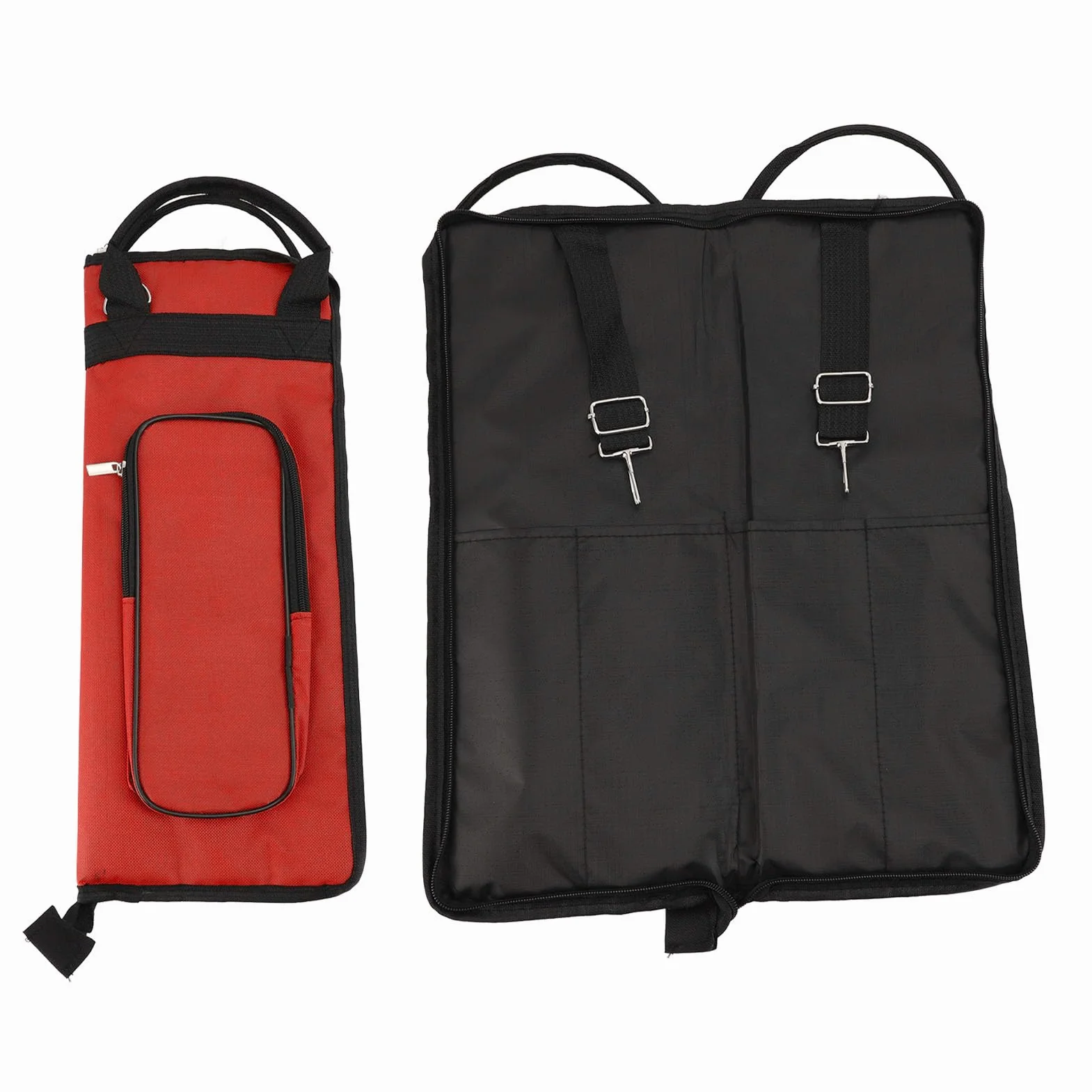 POENVFPO Pokrowiec na perkusję Wykonany z Tkaniny Oxford 600D, Torba z PVC, Przestronna pojemność dla Początkujących, Stylowa i Przenośna, Wygodne Mocowanie do Bębnów Podłogowych