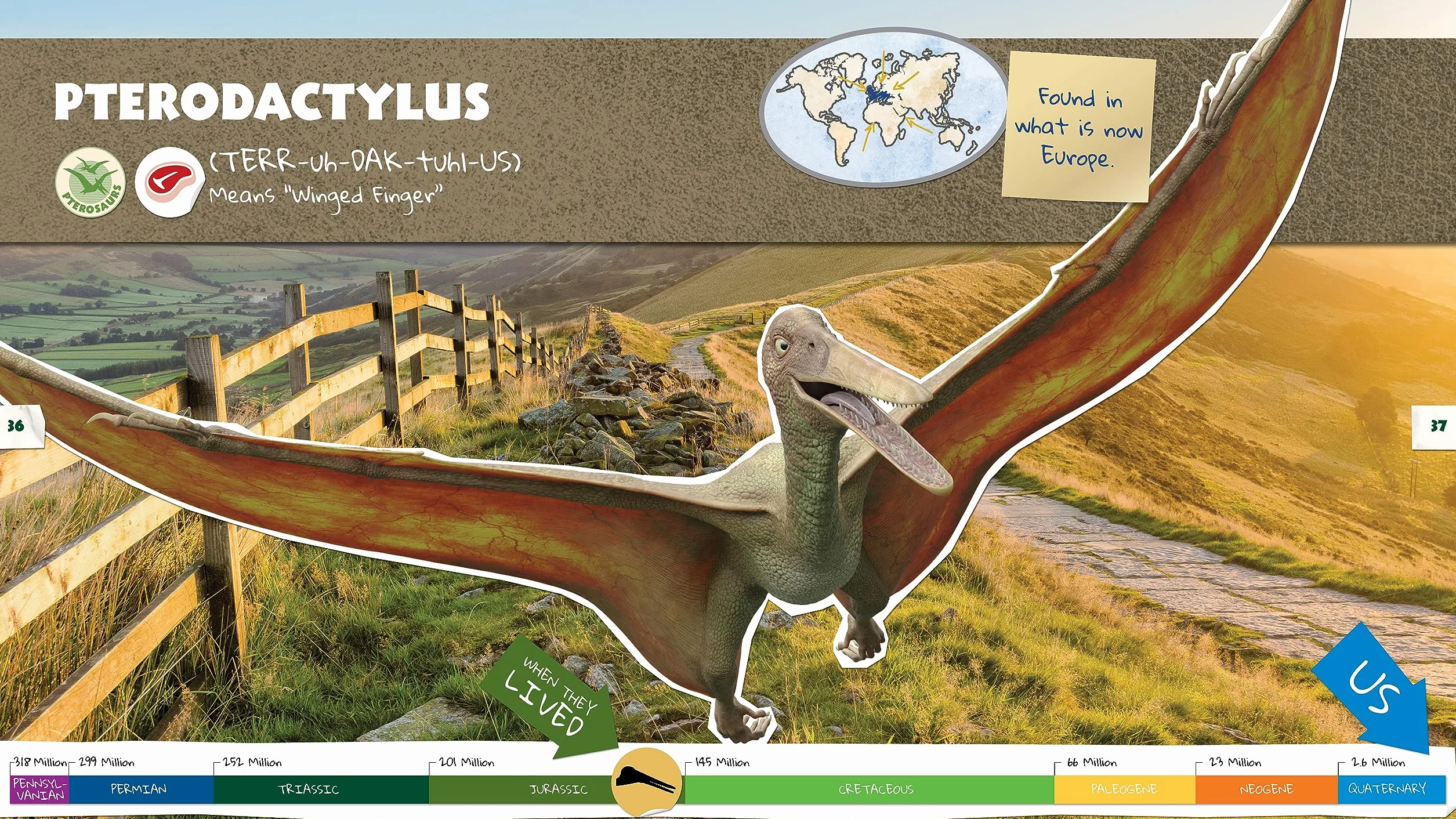 Dino Dana: Dino Field Guide: Pterosaurs and Other Prehistoric Creatures! (Dinosaurs for Kids, Science Book for Kids, Fossils, Prehistoric): 2