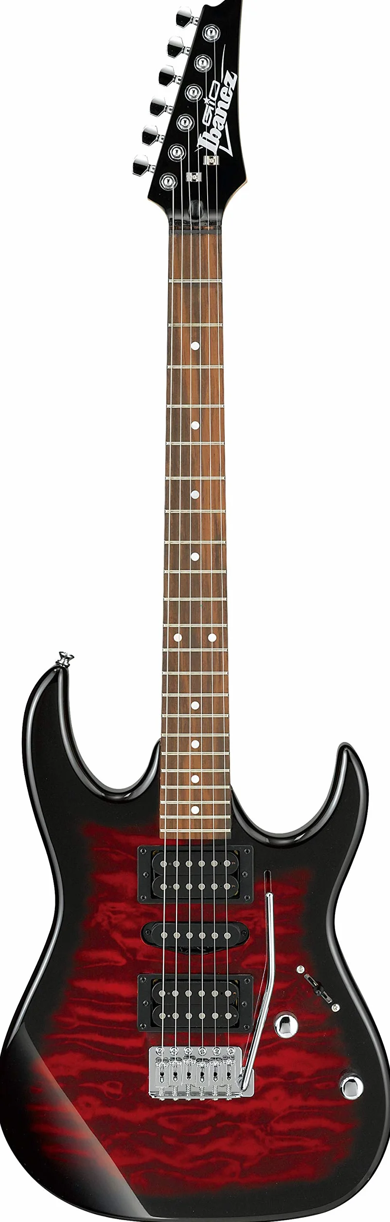 Ibanez Gio GRX70QA-TRB Transparent Red Burst - Gitara elektryczna