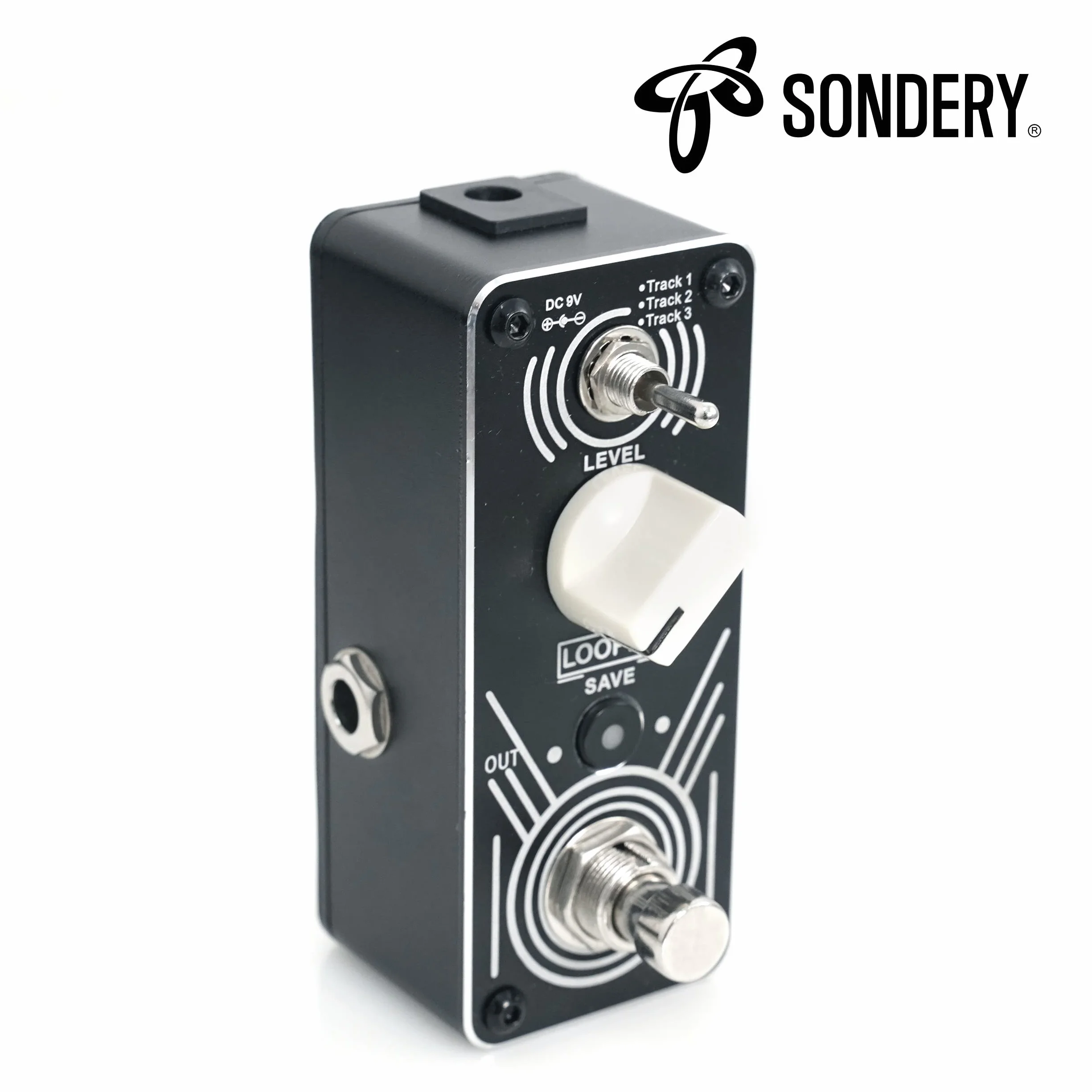 Sondery Potrójny pedał Looper 3-ścieżkowy z USB, 30-minutowy czas zapętlania, nieograniczona pętla