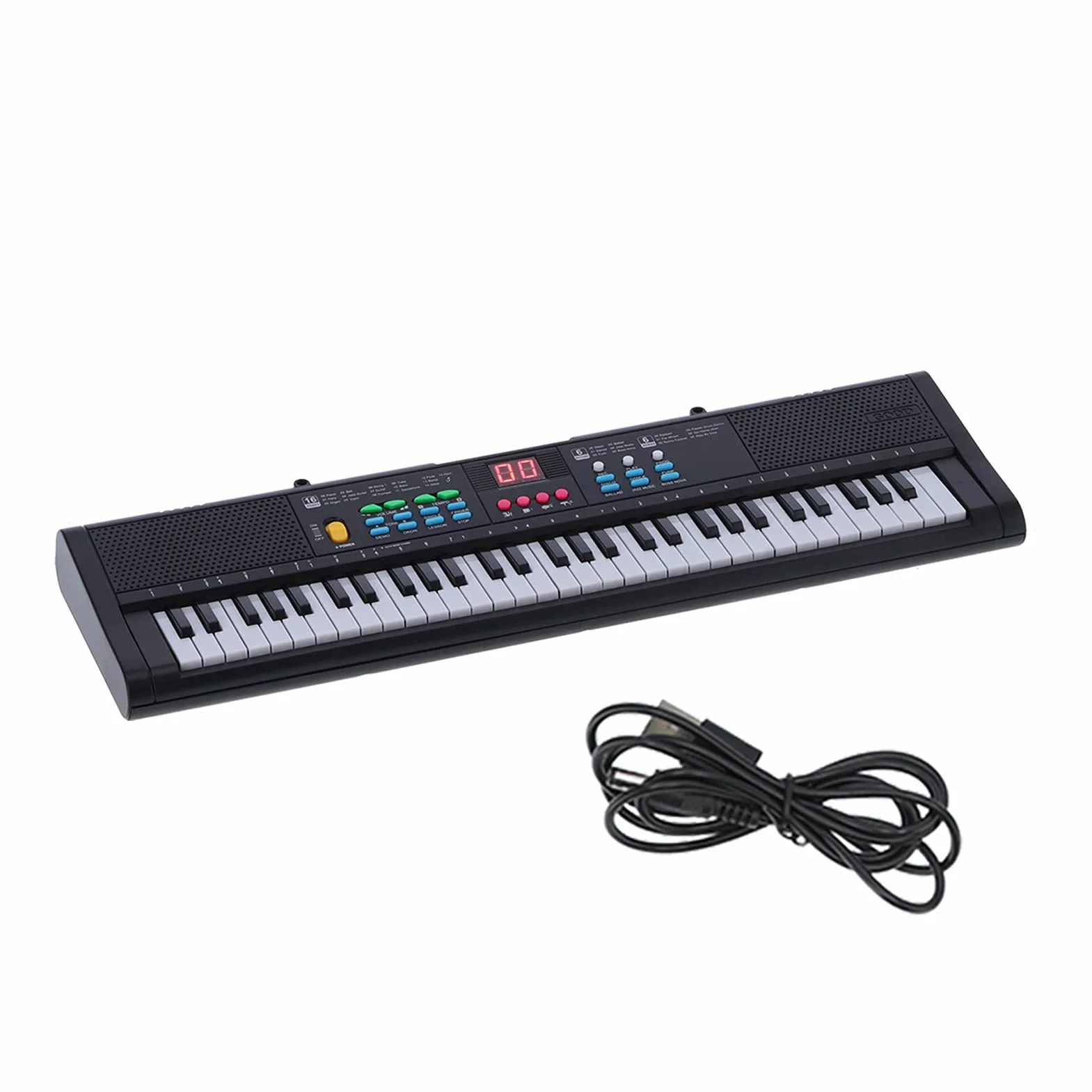 Cyfrowy instrument fortepianowy, wielofunkcyjne gniazdo słuchawkowe pianina USB MQ6186 do występów dla początkujących dzieci dorosłych