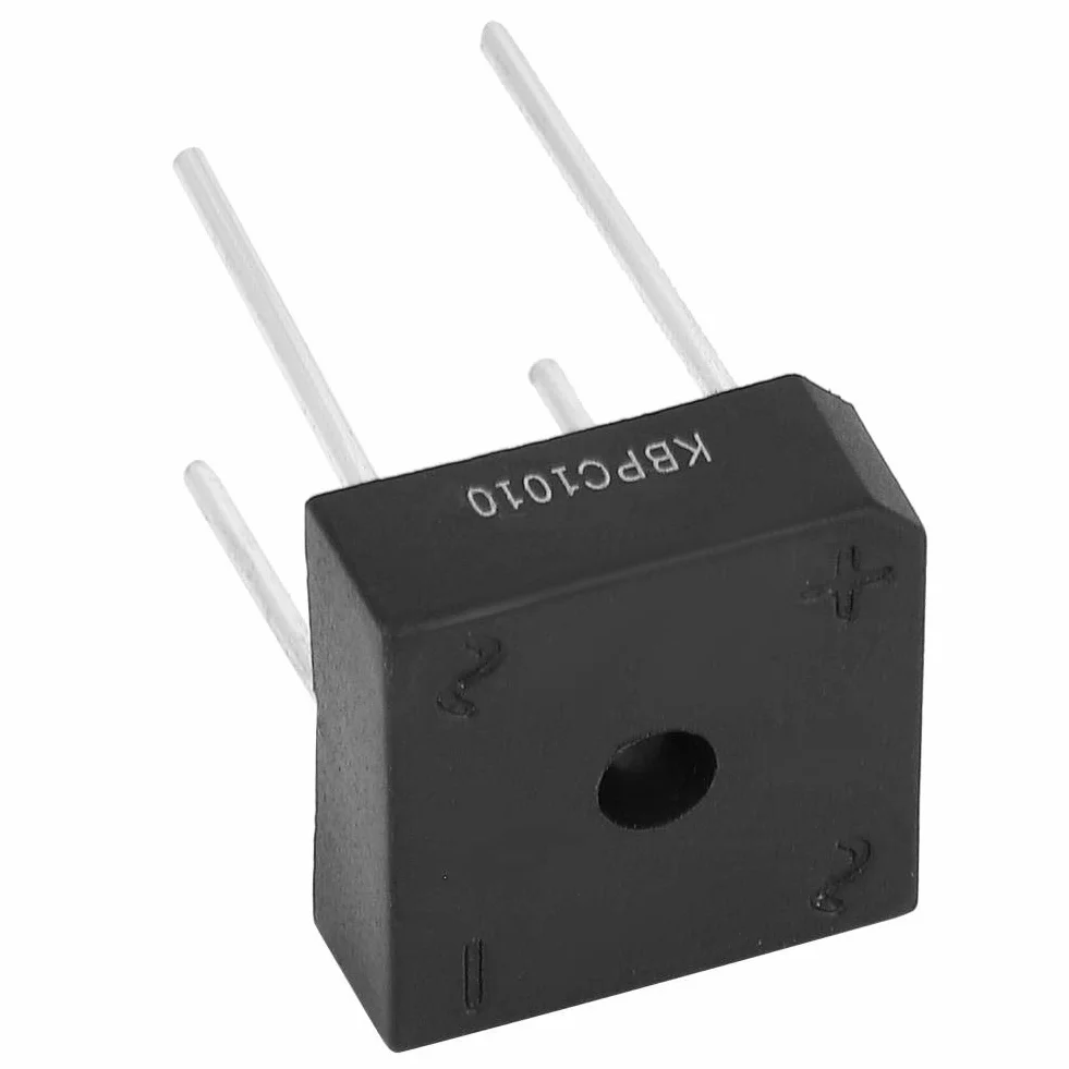 Kbpc-1010 Mostek Prostowniczy Mostek Ołowiu Dioda 10A 1000 V Mostek Diodowy Do Urządzeń Gospodarstwa Domowego Przemysłowy Obwód Elektroniczny (5 Sztuk)