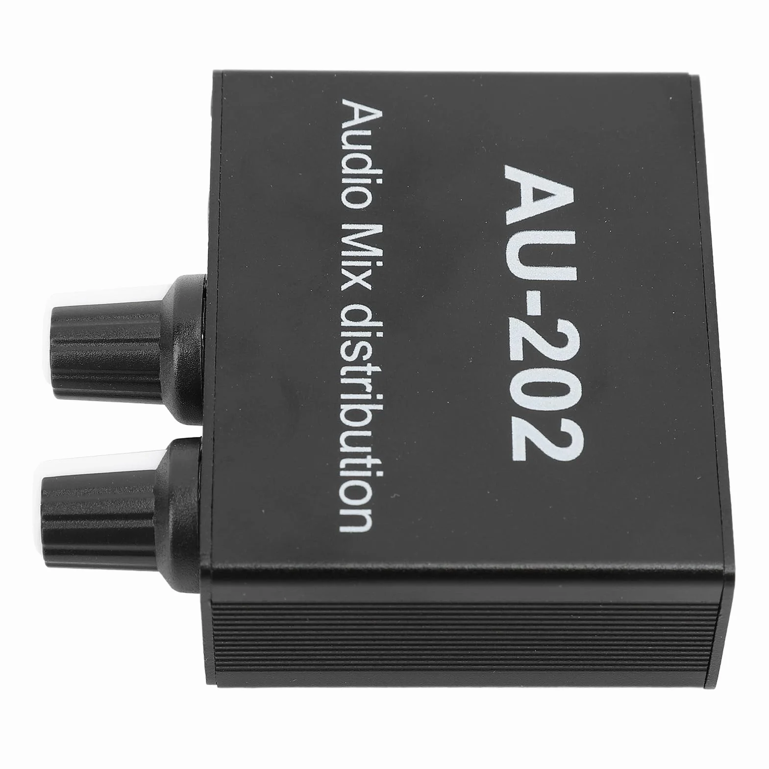 2-Kana?owy Mikser Stereo headphone mixer 2 Wej?cia i 2 Wyj?cia, Niezale?na Regulacja G?o?no?ci, Niski Poziom Szumów, Ma?y Mikser D?wi?ku 3,5 mm do S?uchawek, DC 5-4V Mezcladores sin alimentación