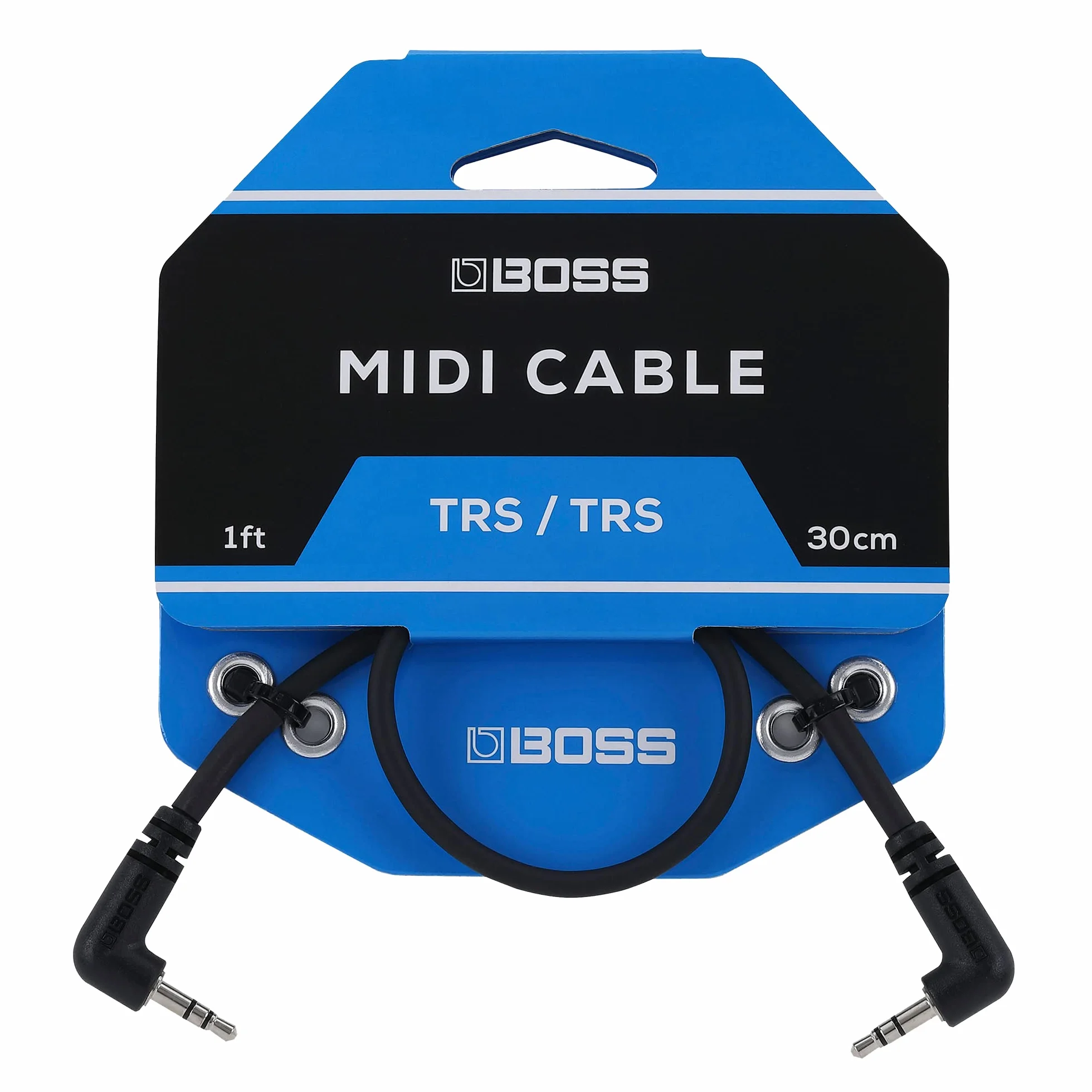 Boss Kabel Midi, Czarny, 30 cm
